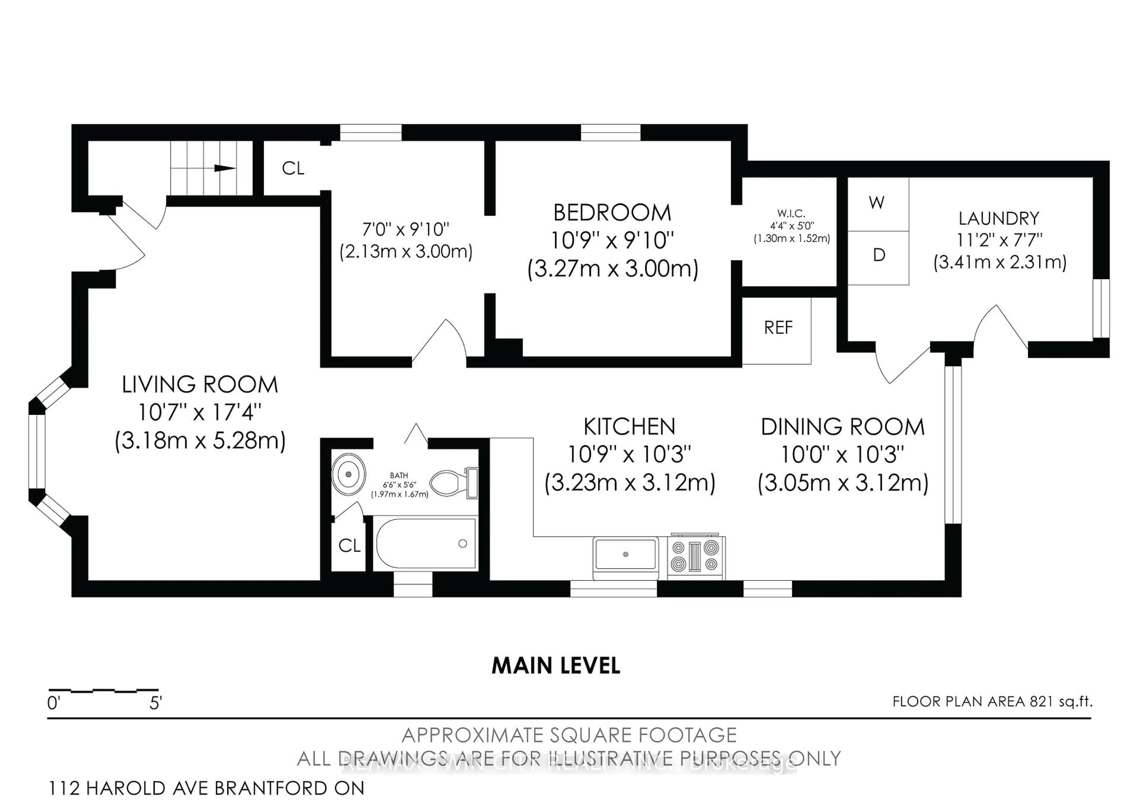 Floor plan for 112 Harold Ave, Brantford Ontario N3T 1W4