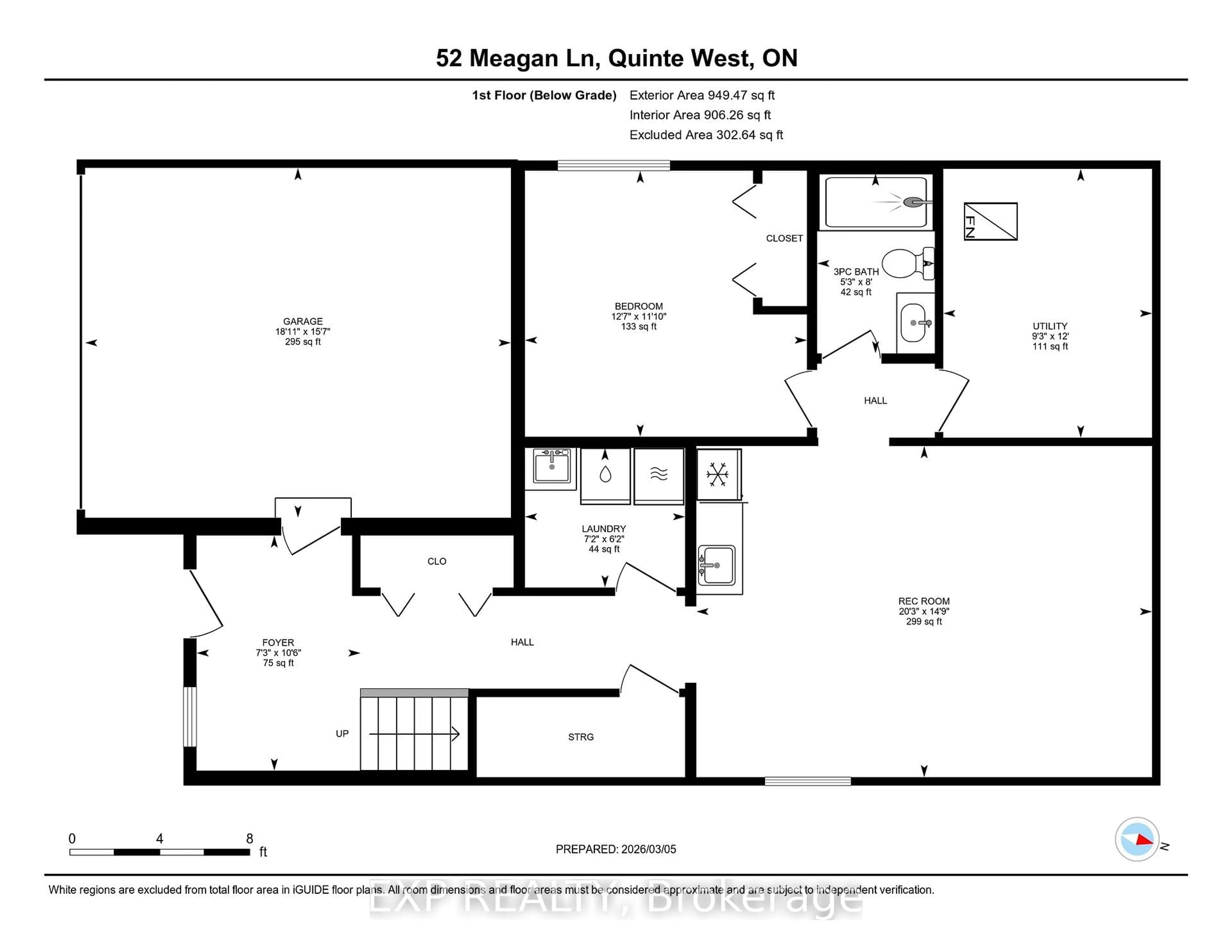 Floor plan for 52 Meagan Lane, Hastings Ontario K0K 2C0