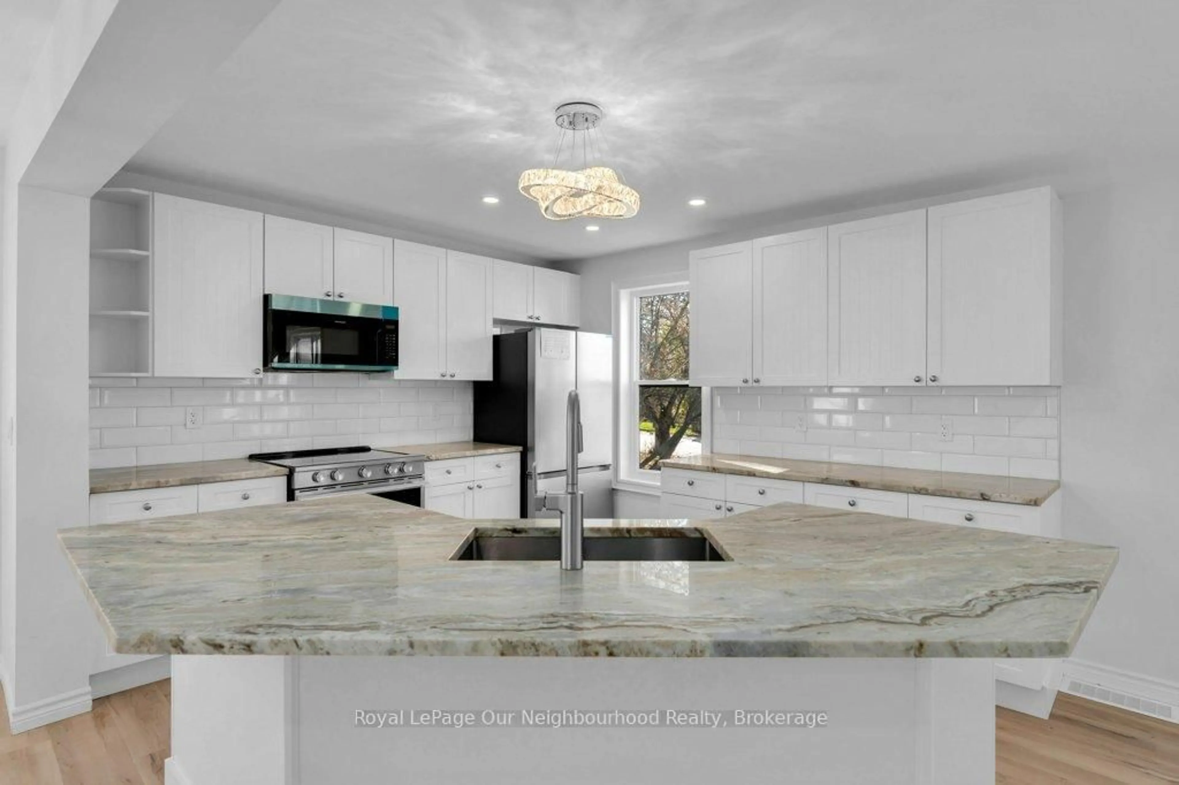 Contemporary kitchen, ceramic/tile floor for 6682 Wheeler St, Tamworth Ontario K0K 3G0