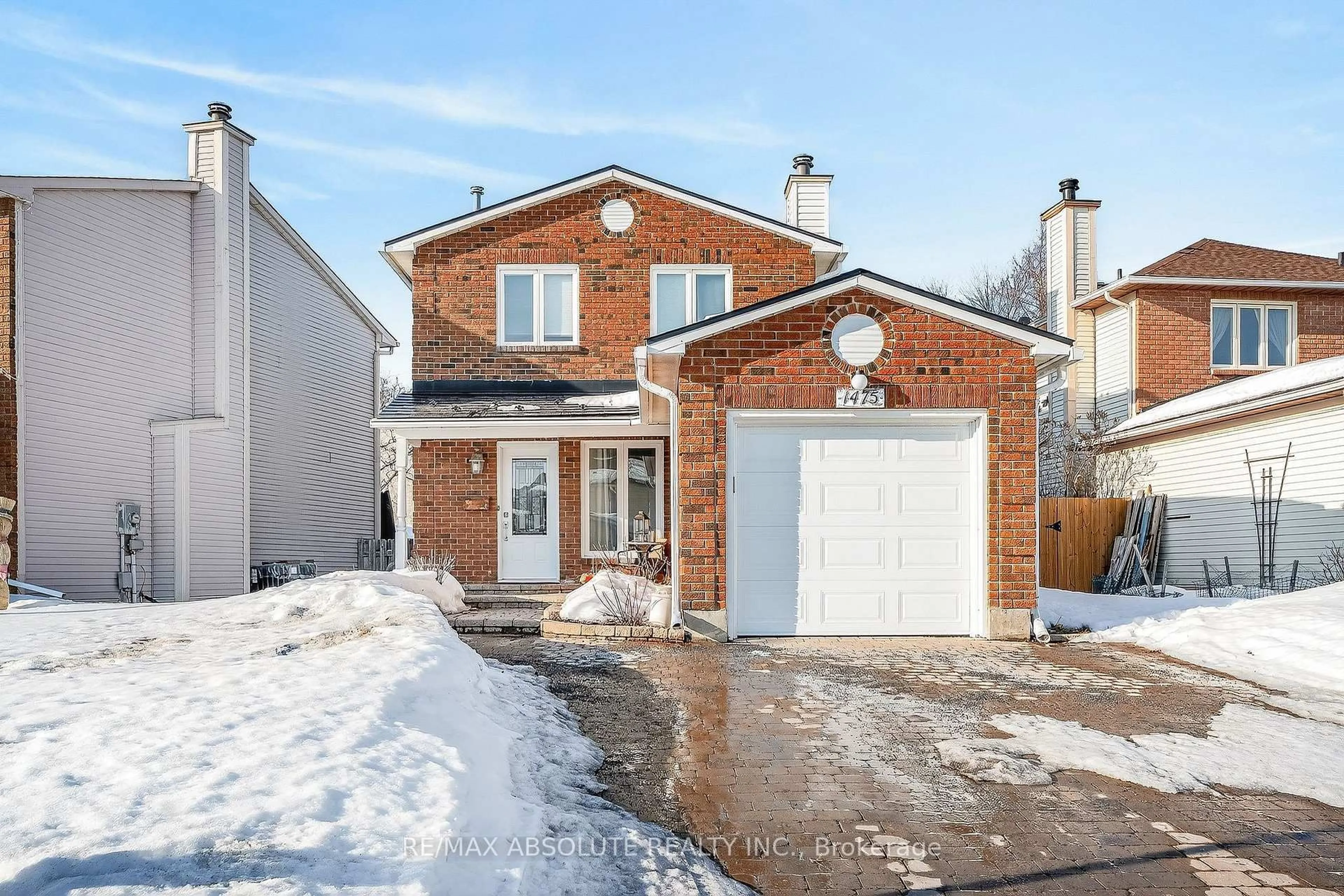 Home with brick exterior material, street for 1475 Deavy Way, Ottawa Ontario K1E 2W7