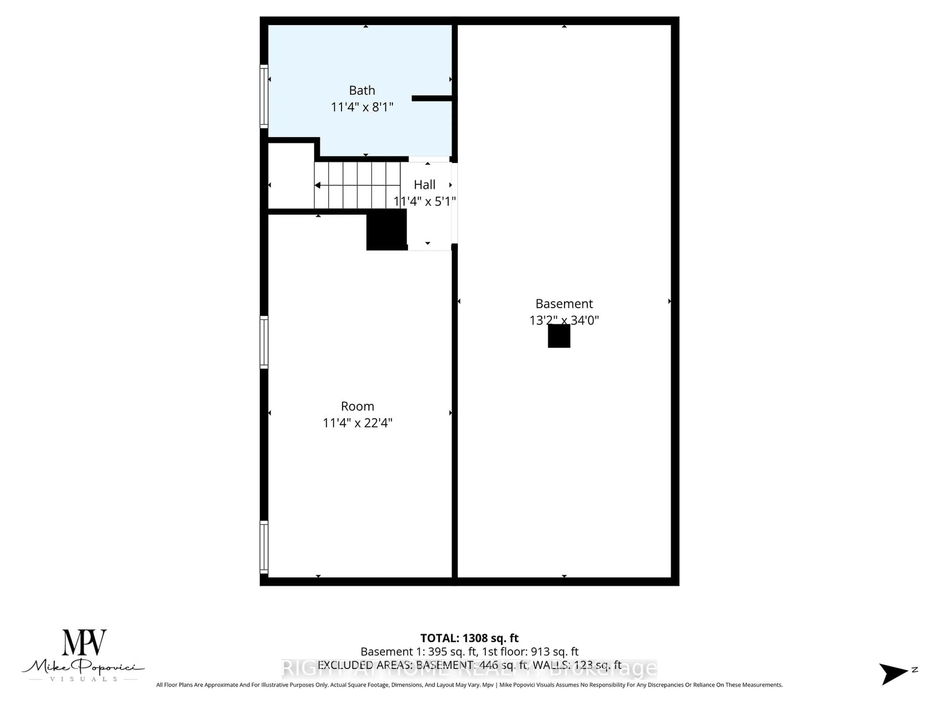 Floor plan for 151 Hale St, London East Ontario N5W 1E5