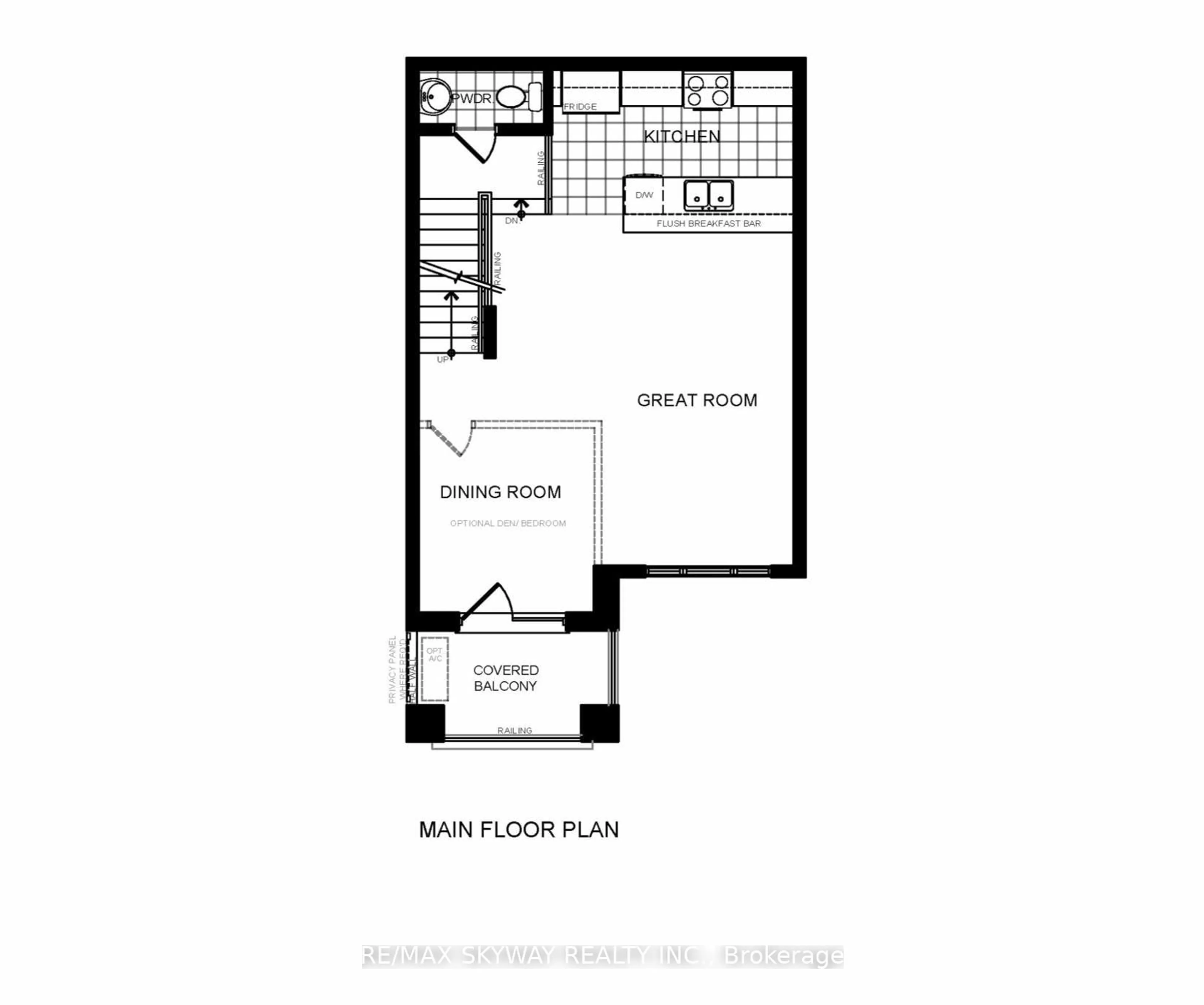 Floor plan for 313 Conklin Rd #60, Brantford Ontario N3T 5L5