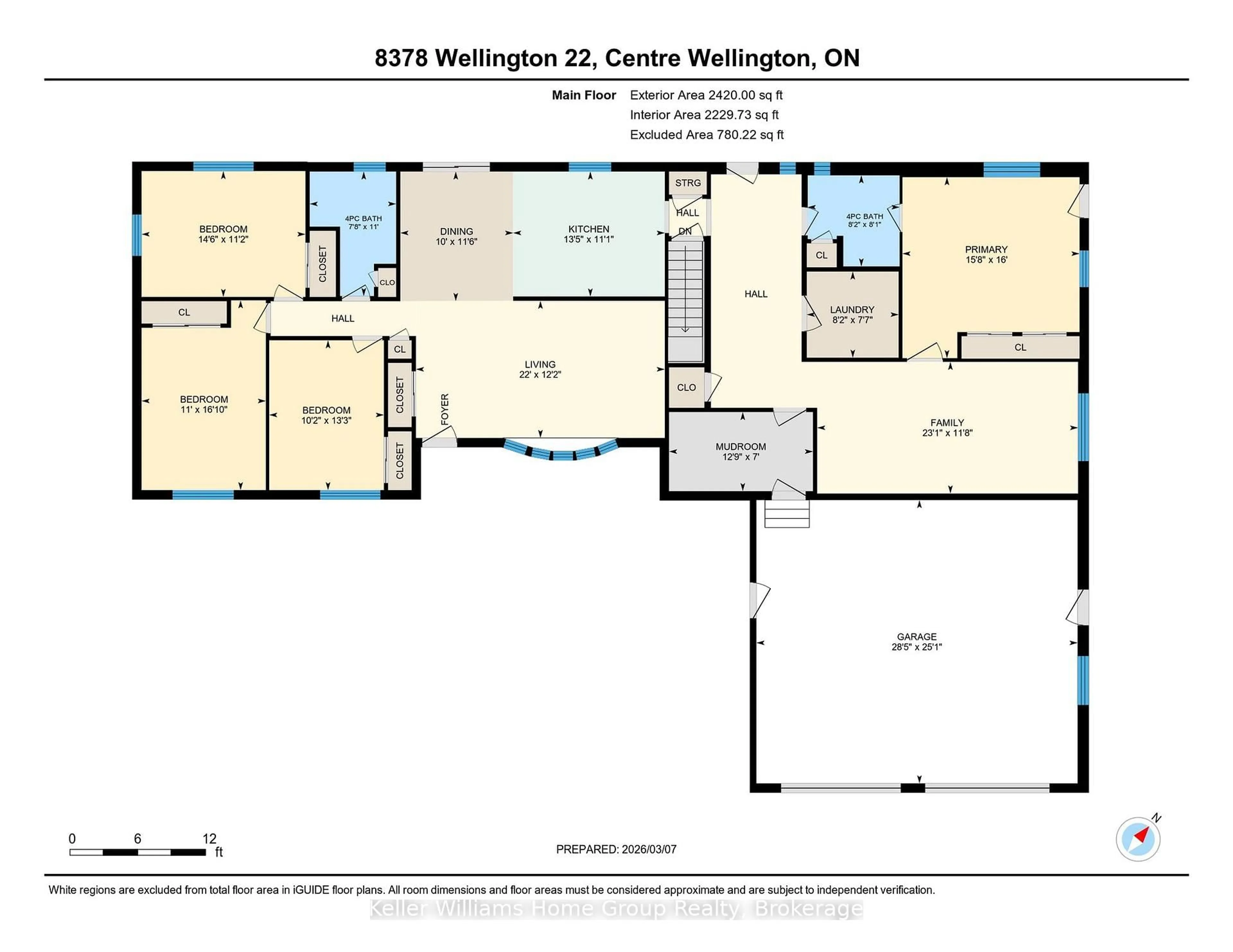 Floor plan for 8378 Wellington Road 22, Centre Wellington Ontario N0B 2K0
