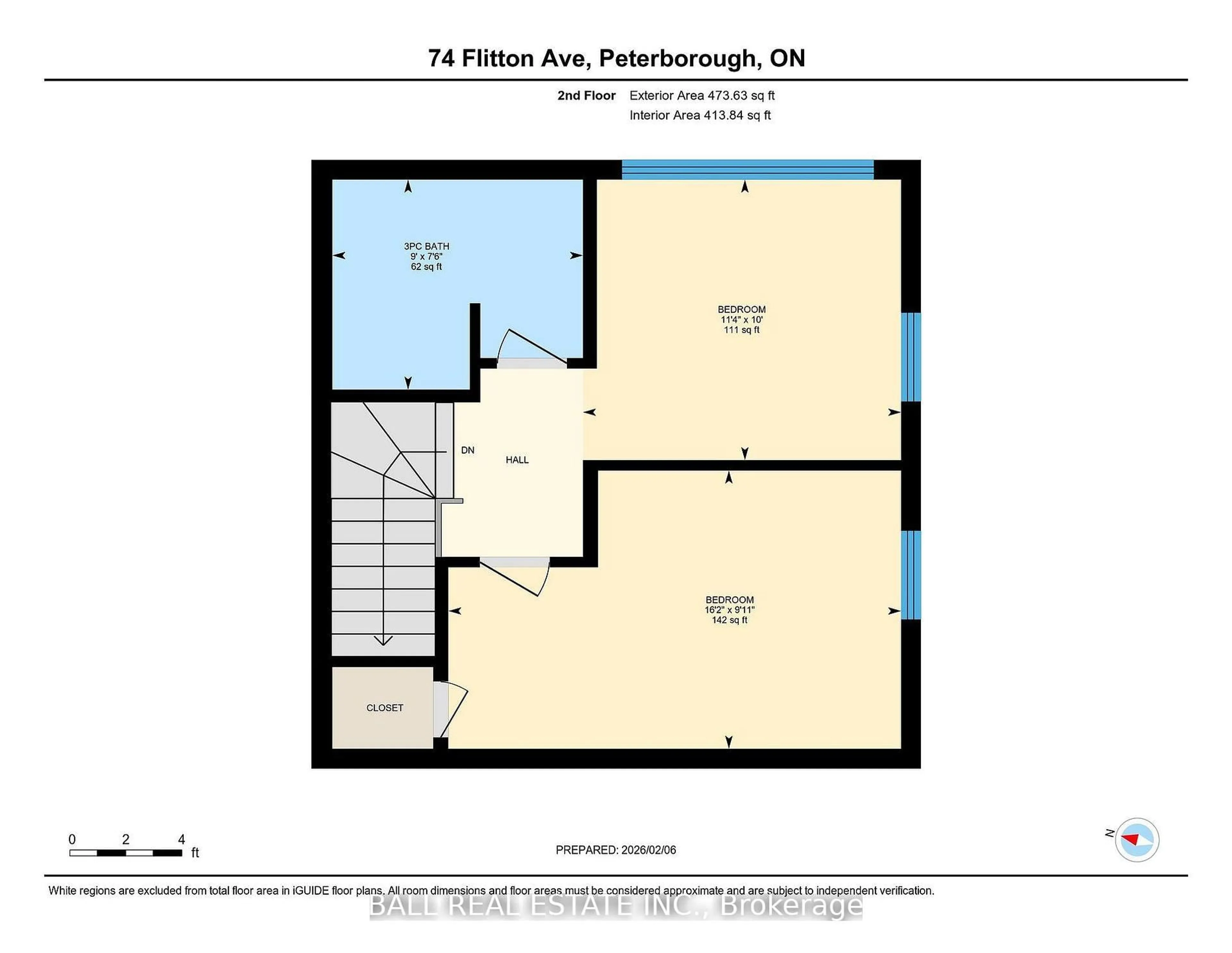 Floor plan for 74 Flitton Ave, Peterborough Ontario K9H 0G5