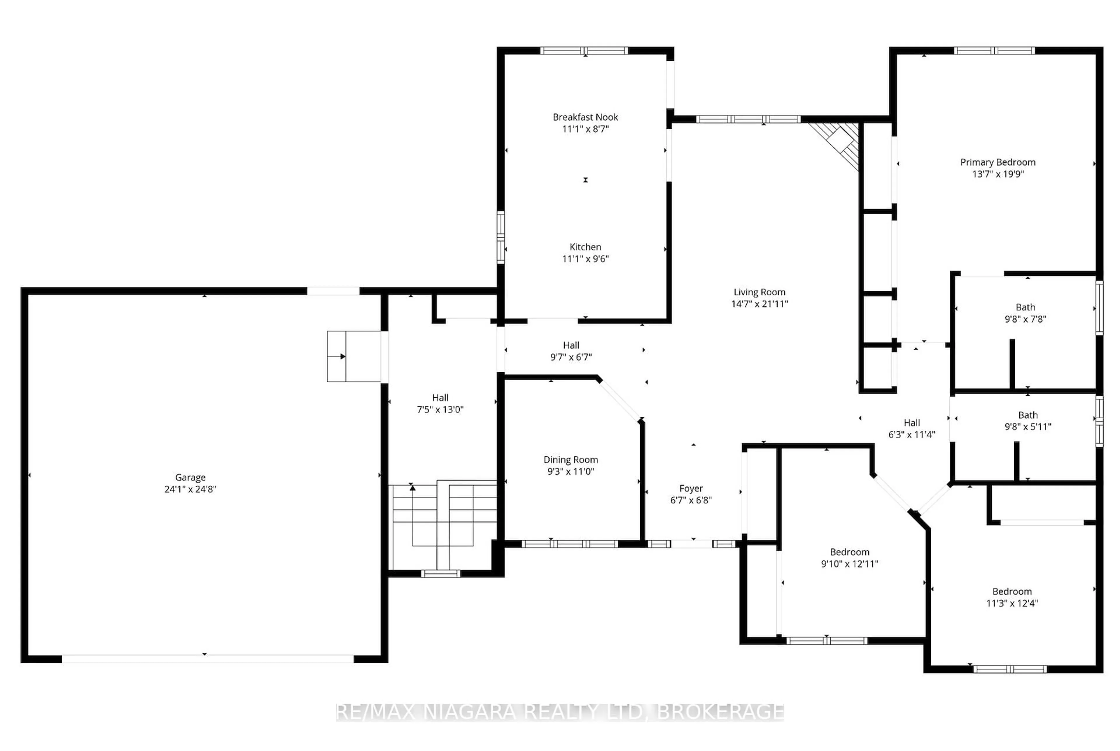 Floor plan for 111 Pearson Rd, Welland Ontario L3B 5N4