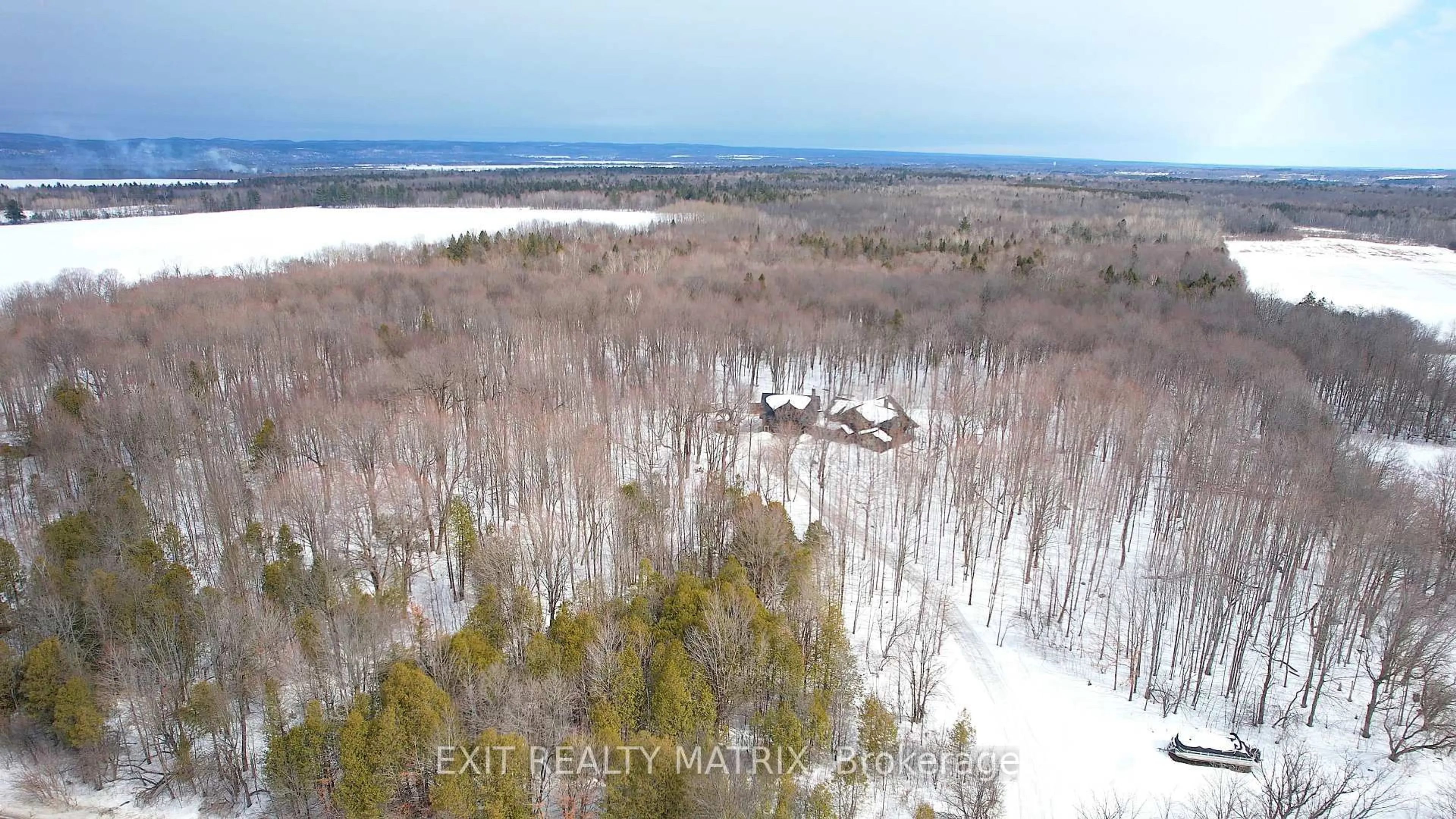 A pic from outside/outdoor area/front of a property/back of a property/a pic from drone, forest/trees view for 2191 Cassburn Rd, Champlain Ontario K0B 1K0