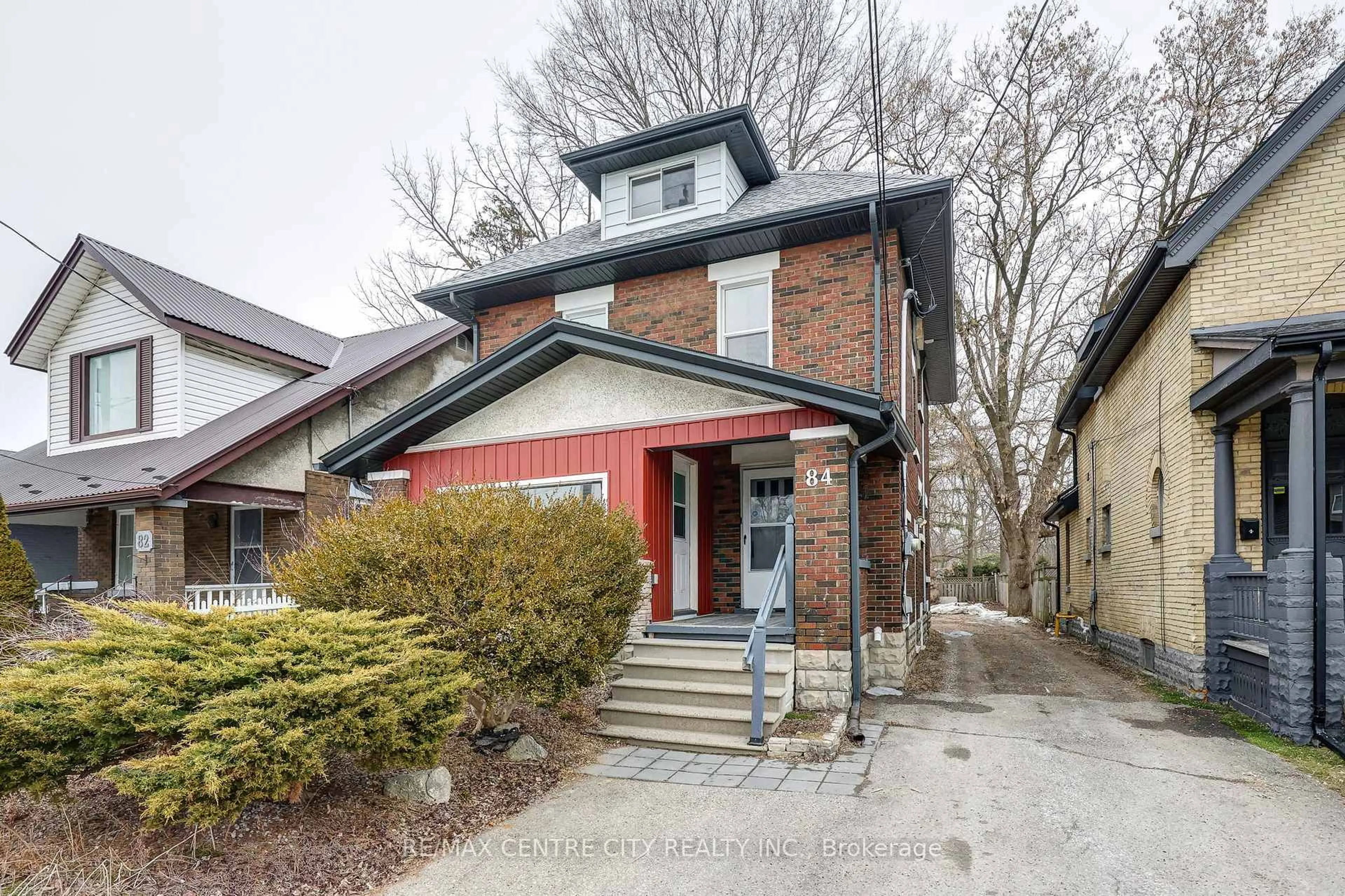 Home with brick exterior material, street for 84 Wharncliffe Rd, London South Ontario N6J 2K1