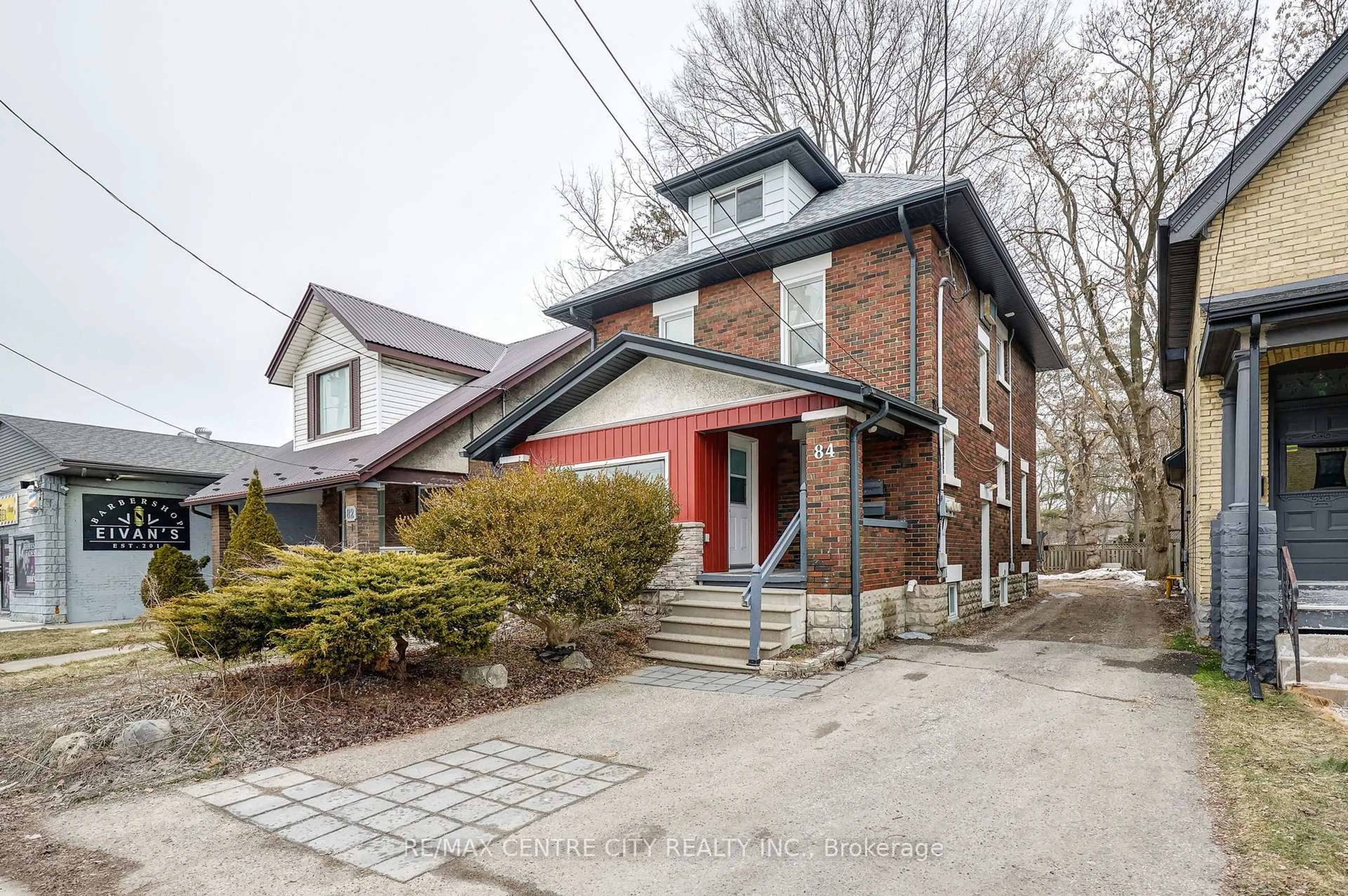 Home with brick exterior material, street for 84 Wharncliffe Rd, London South Ontario N6J 2K1