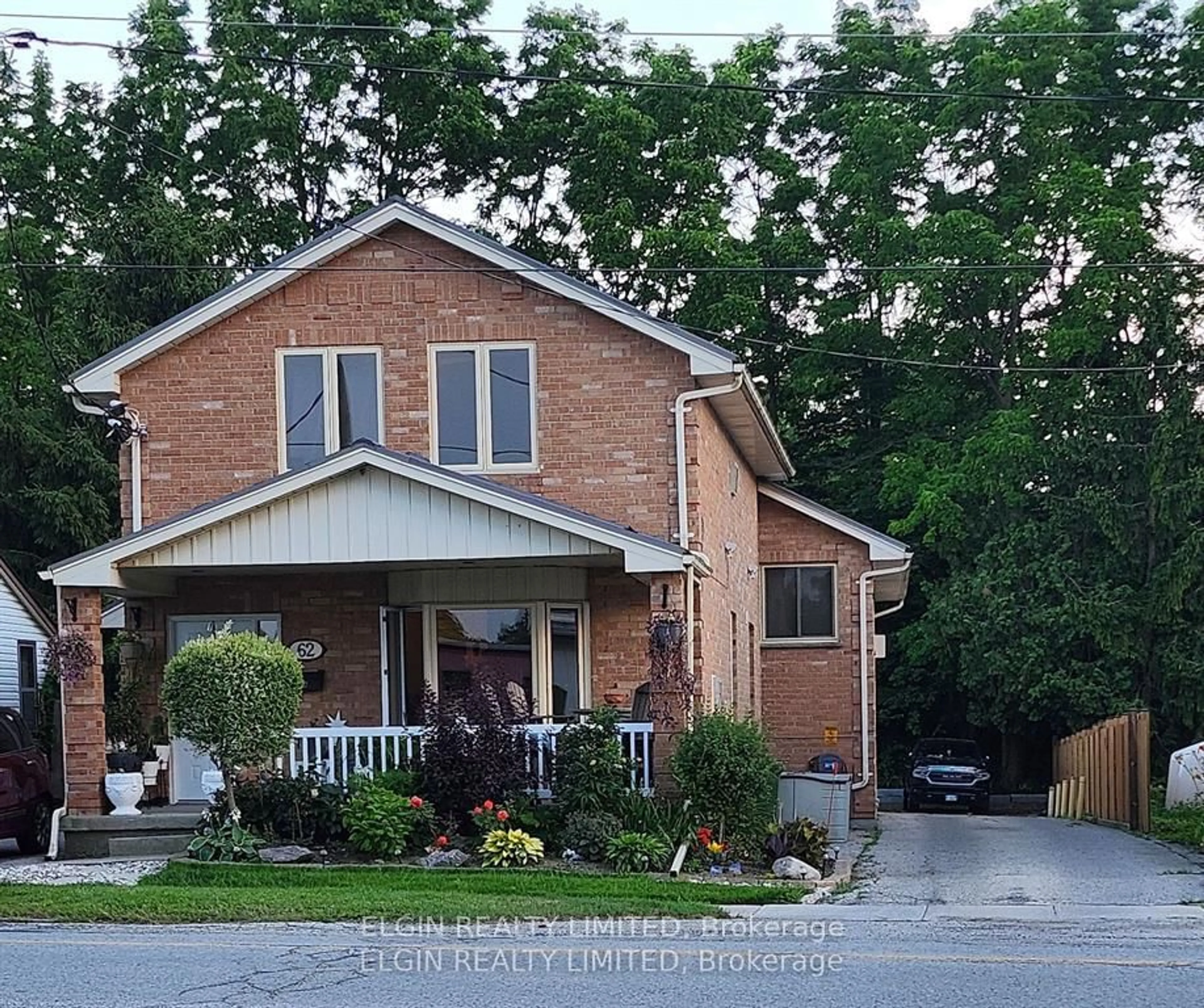 Home with brick exterior material, street for 62 Talbot St, St. Thomas Ontario N5P 1A4
