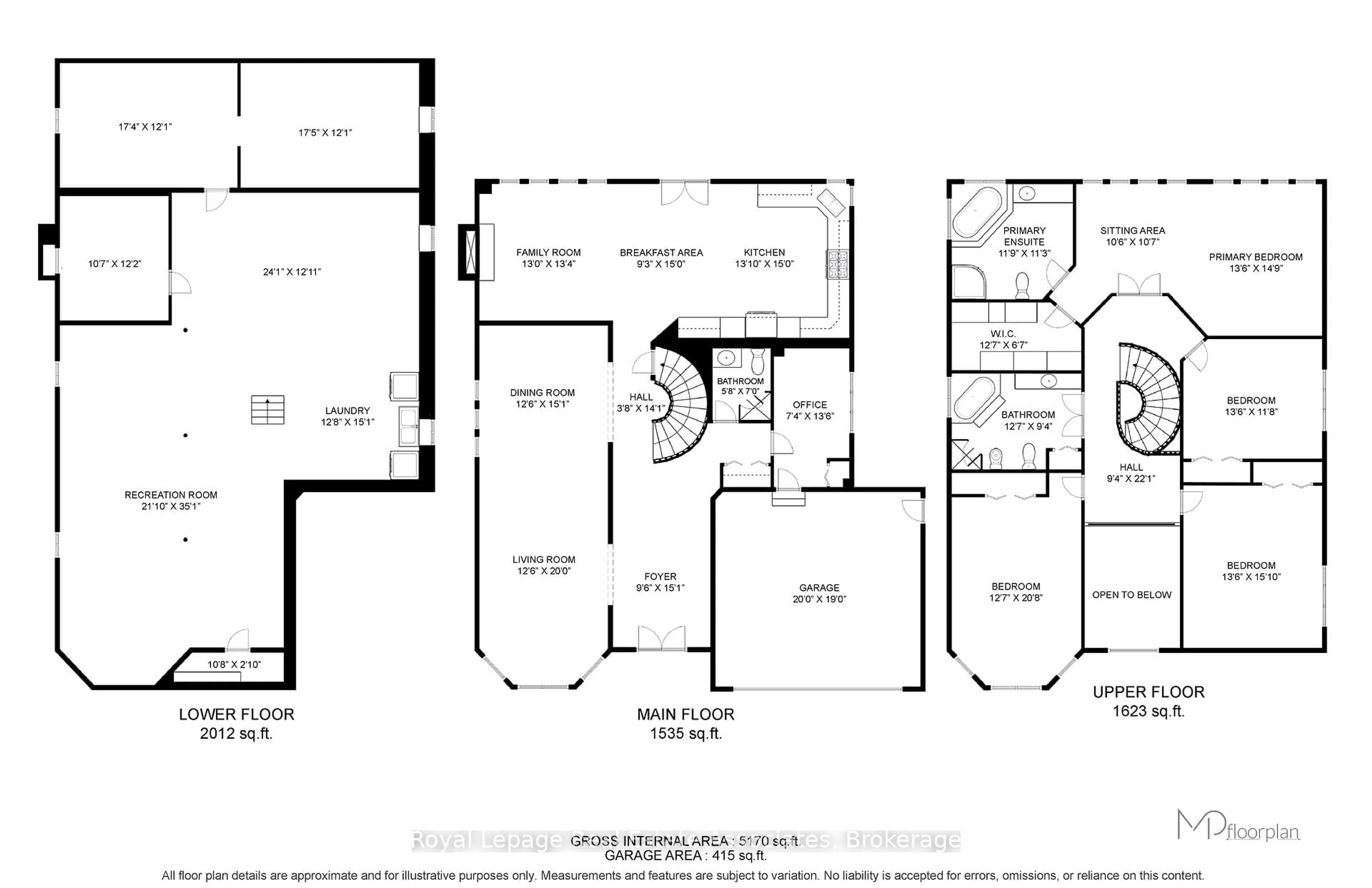 Floor plan for 100 National Dr, Hamilton Ontario L8G 5B3