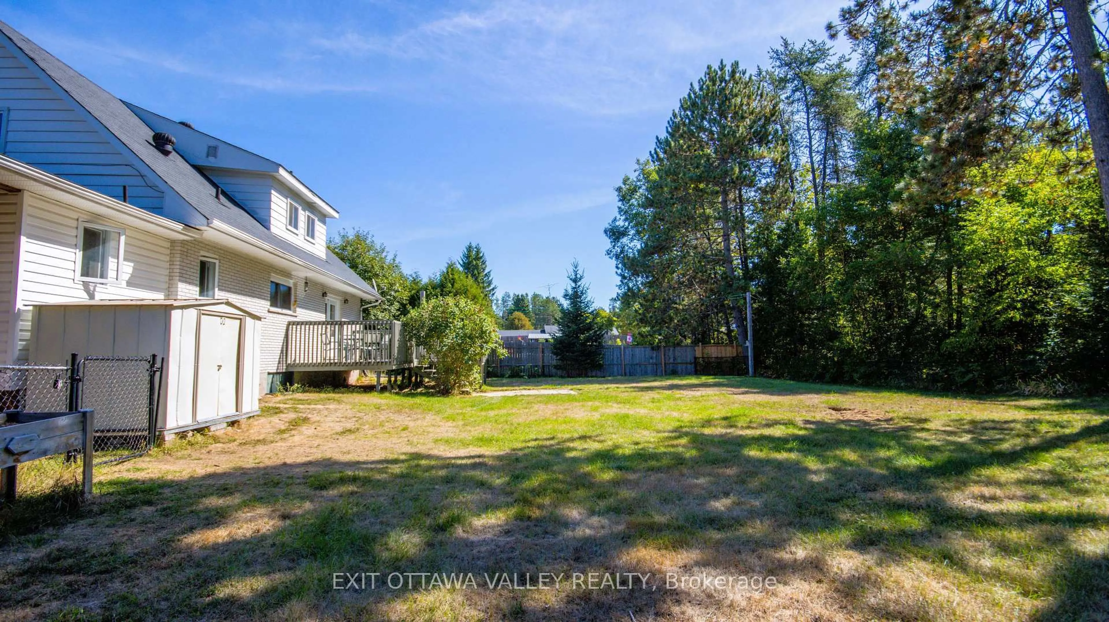 A pic from outside/outdoor area/front of a property/back of a property/a pic from drone, water/lake/river/ocean view for 23 Sprucedale Ave, Barry's Bay Ontario K0J 1B0
