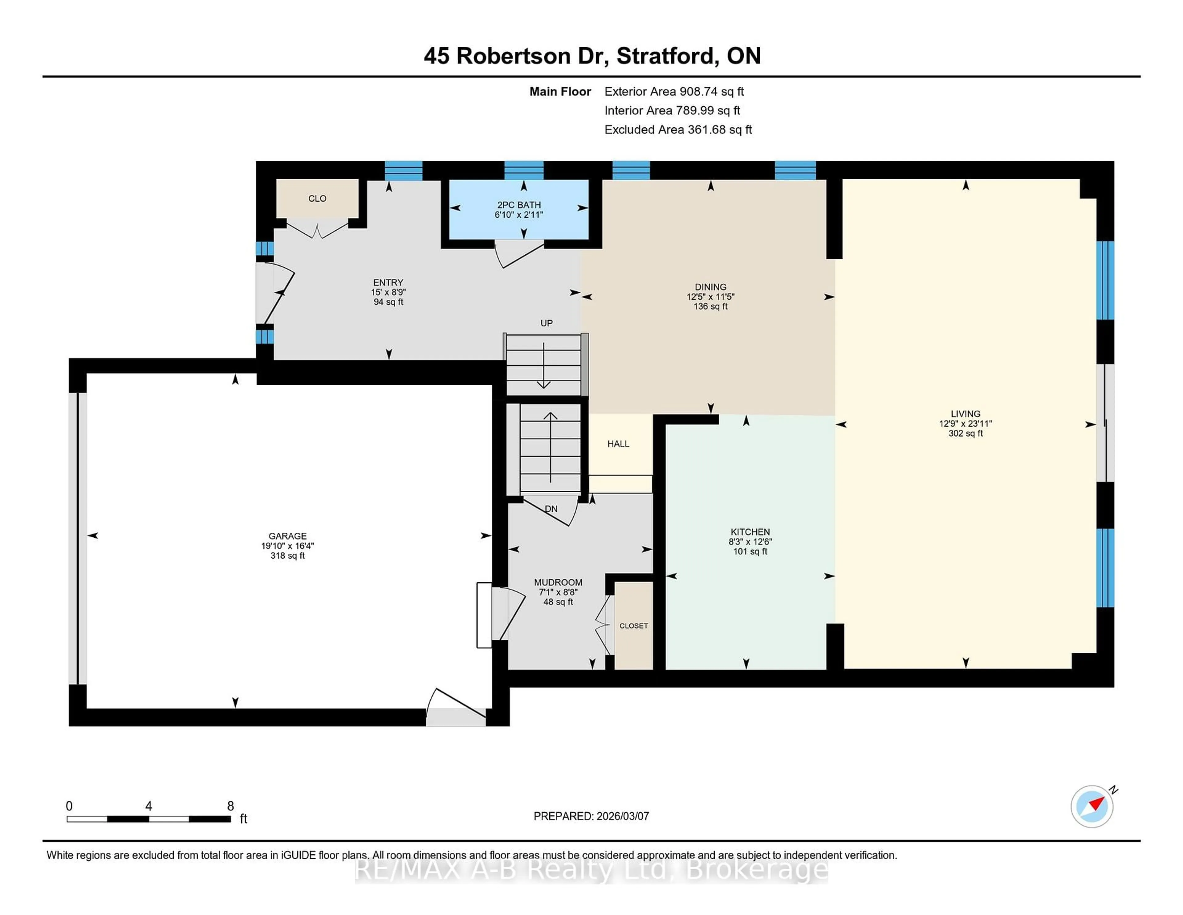 Floor plan for 45 ROBERTSON Dr, Stratford Ontario N5A 0J6