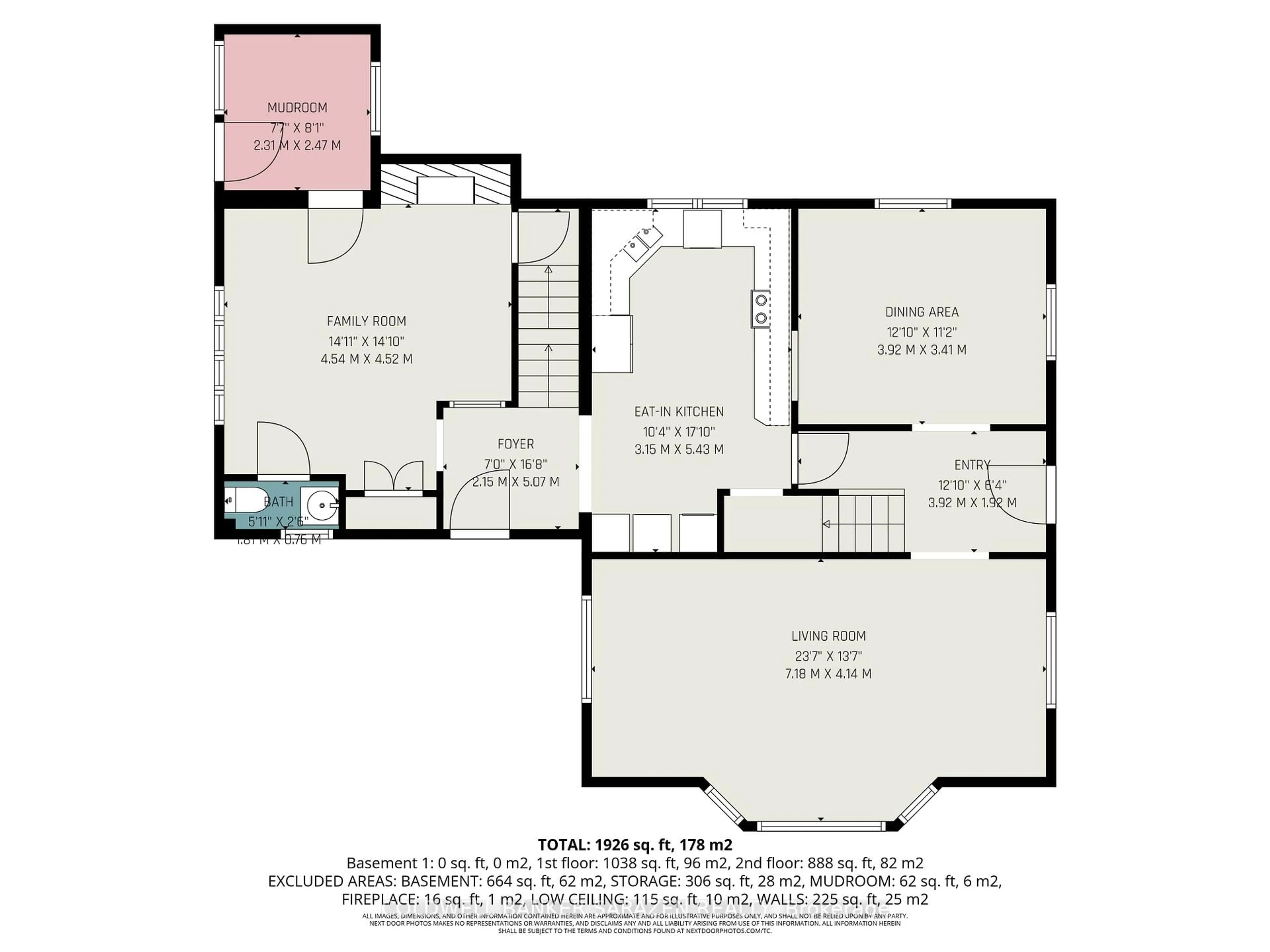 Floor plan for 29 Daniel St, Arnprior Ontario K7S 2L5