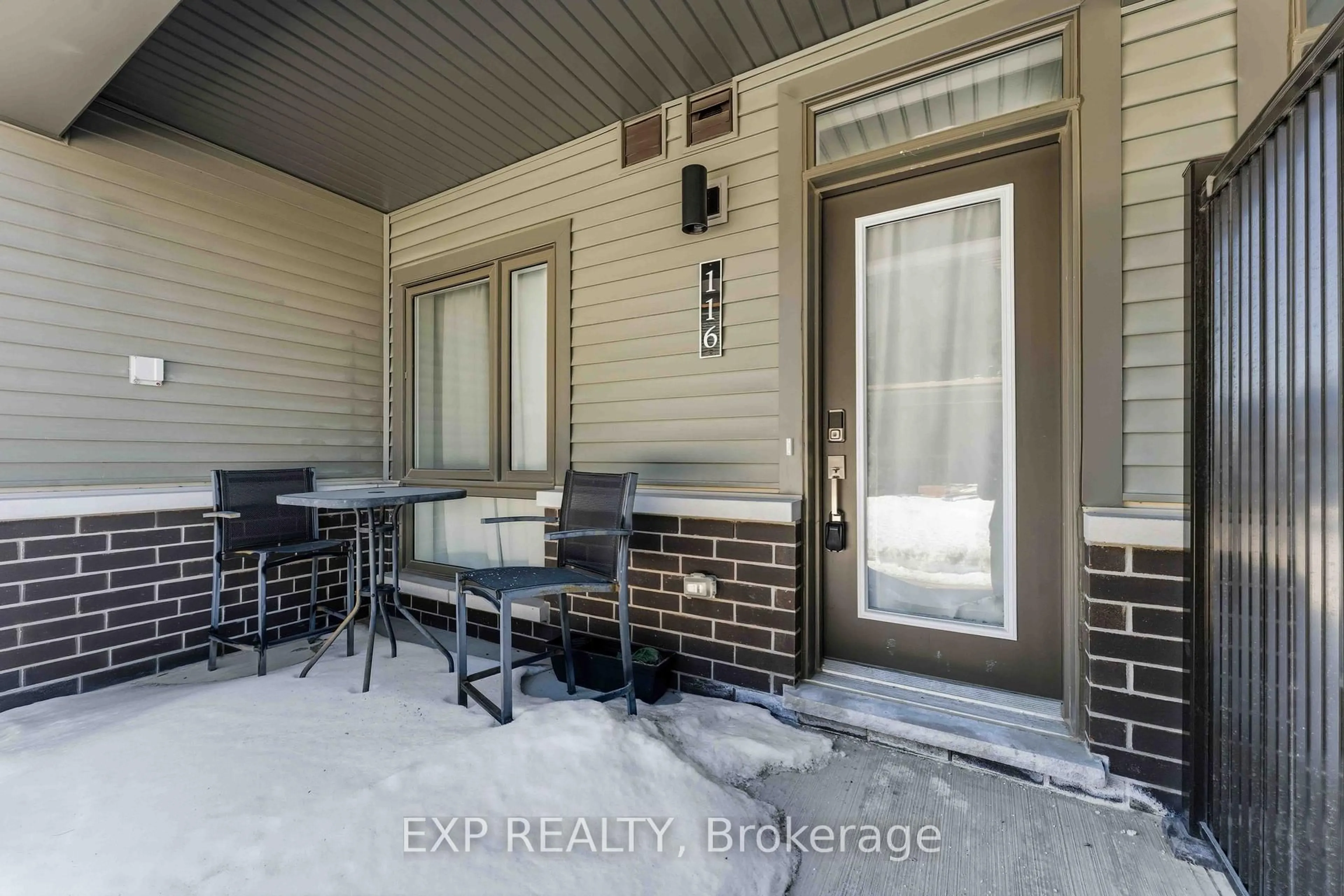 Patio, street for 116 Parnian Private, Ottawa Ontario K2J 4H7