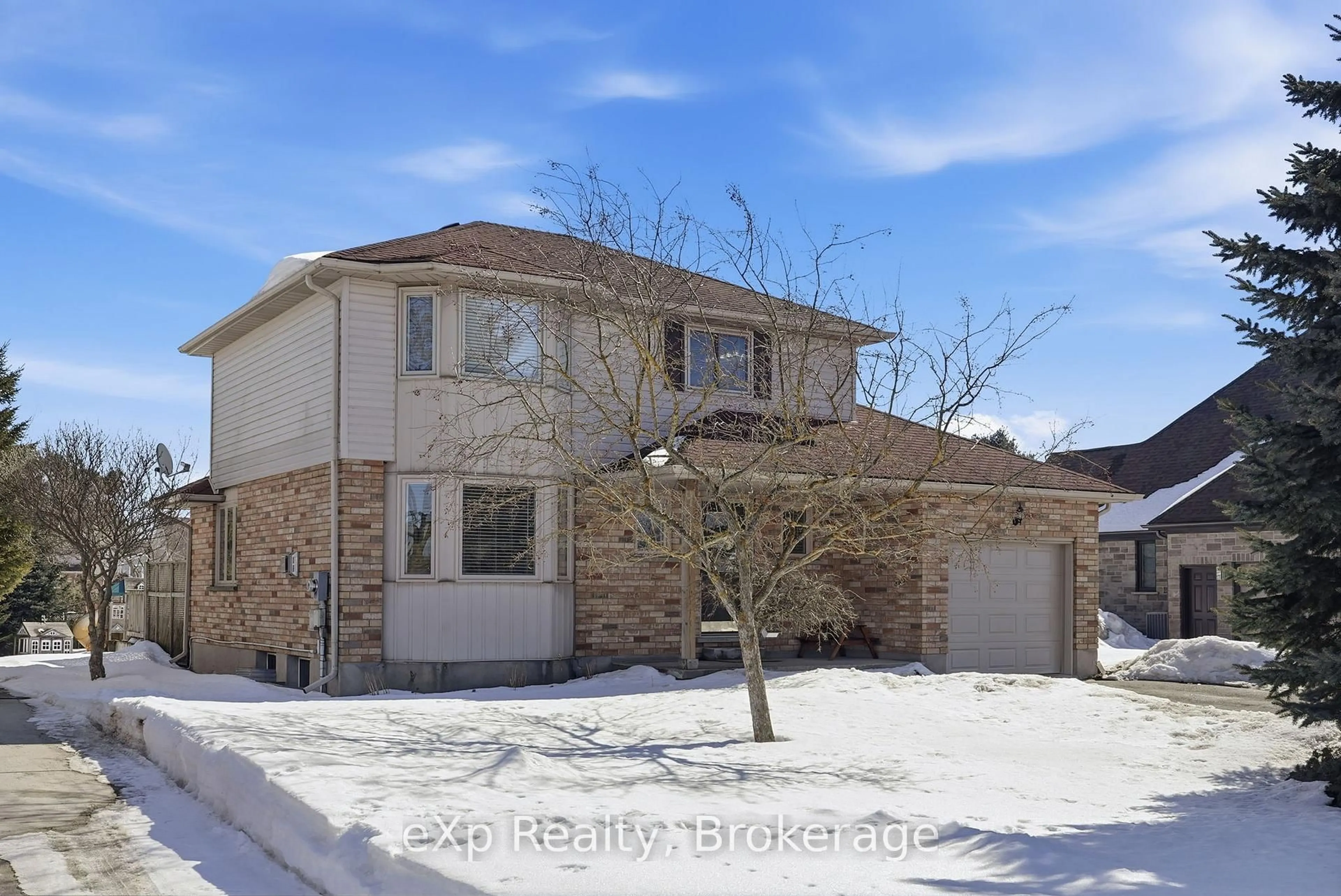 Home with brick exterior material, street for 20 Andrew St, Wellington North Ontario N0G 1A0