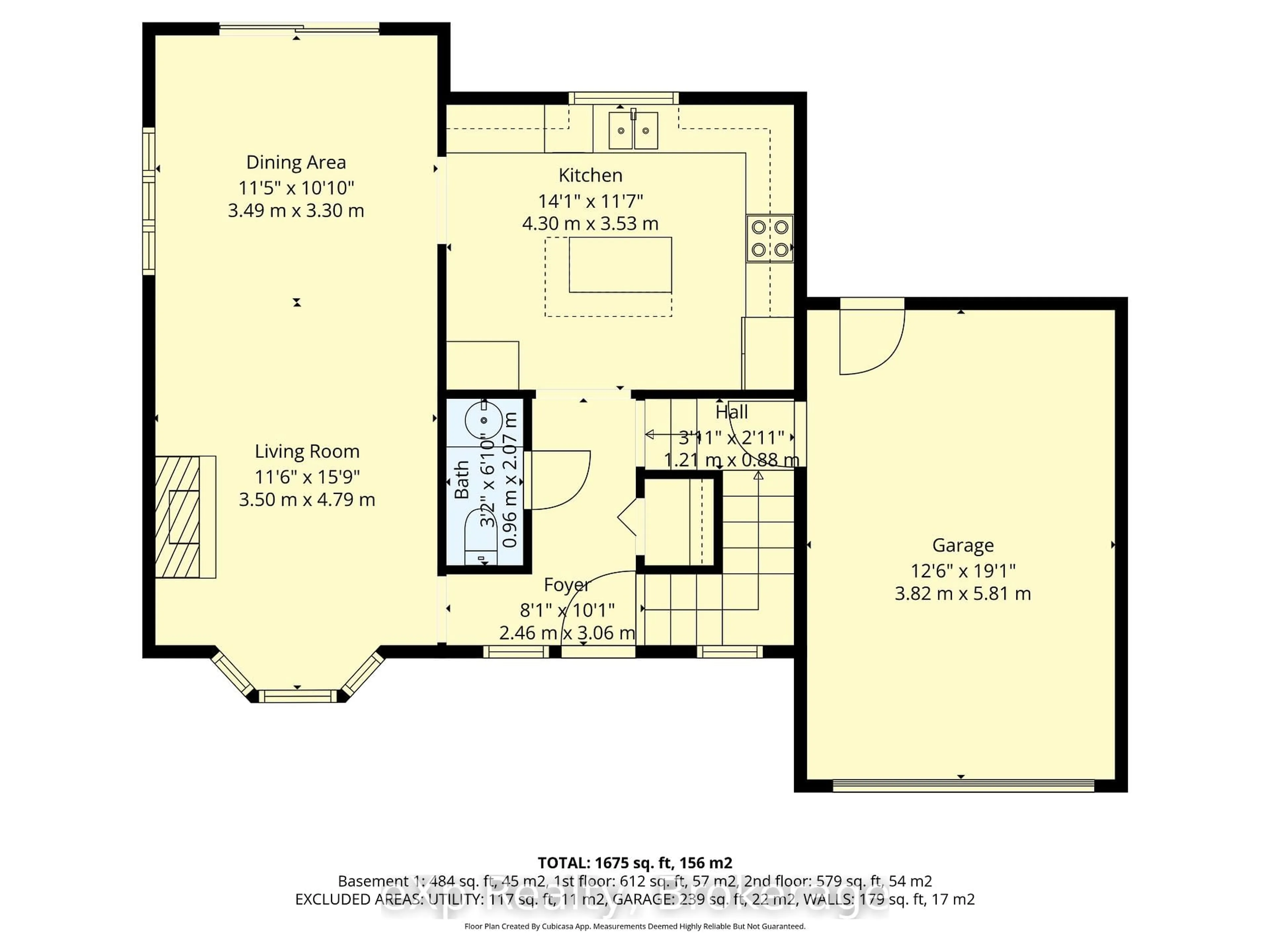 Floor plan for 20 Andrew St, Wellington North Ontario N0G 1A0