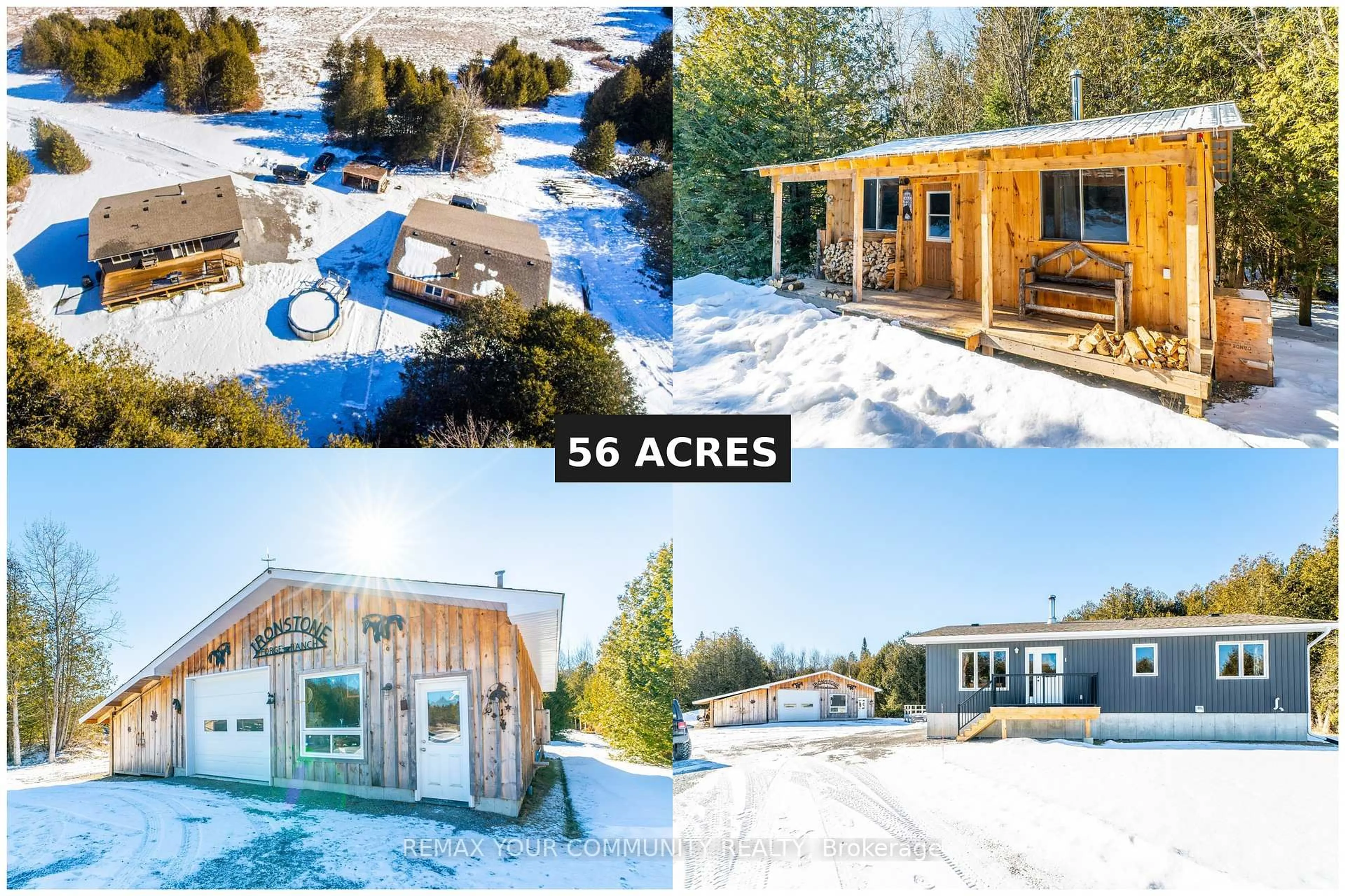 A pic from outside/outdoor area/front of a property/back of a property/a pic from drone, street for 2236 HIGHWAY 36, Kawartha Lakes Ontario K0M 1L0