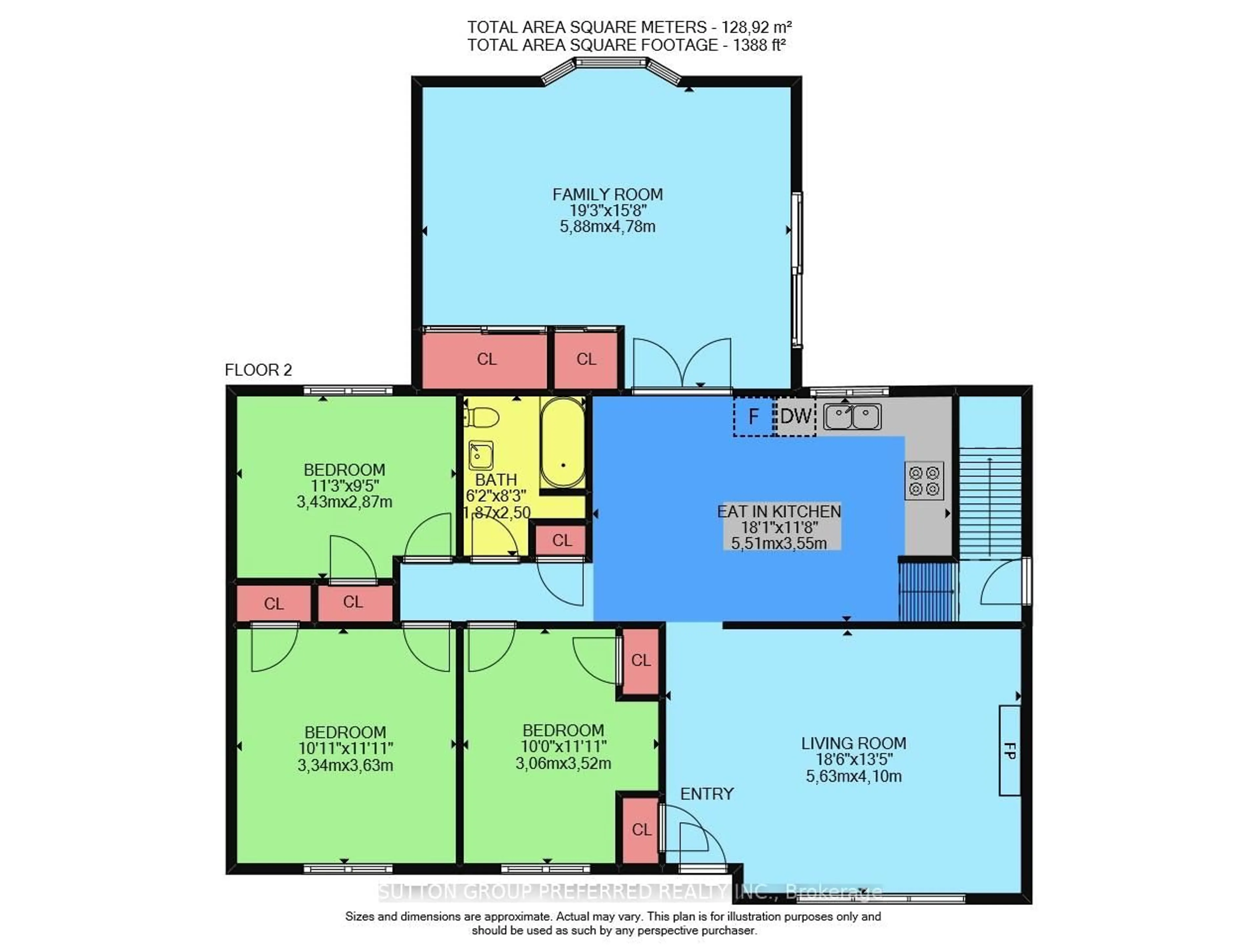 Floor plan for 122 Mark St, London East Ontario N5V 2G9