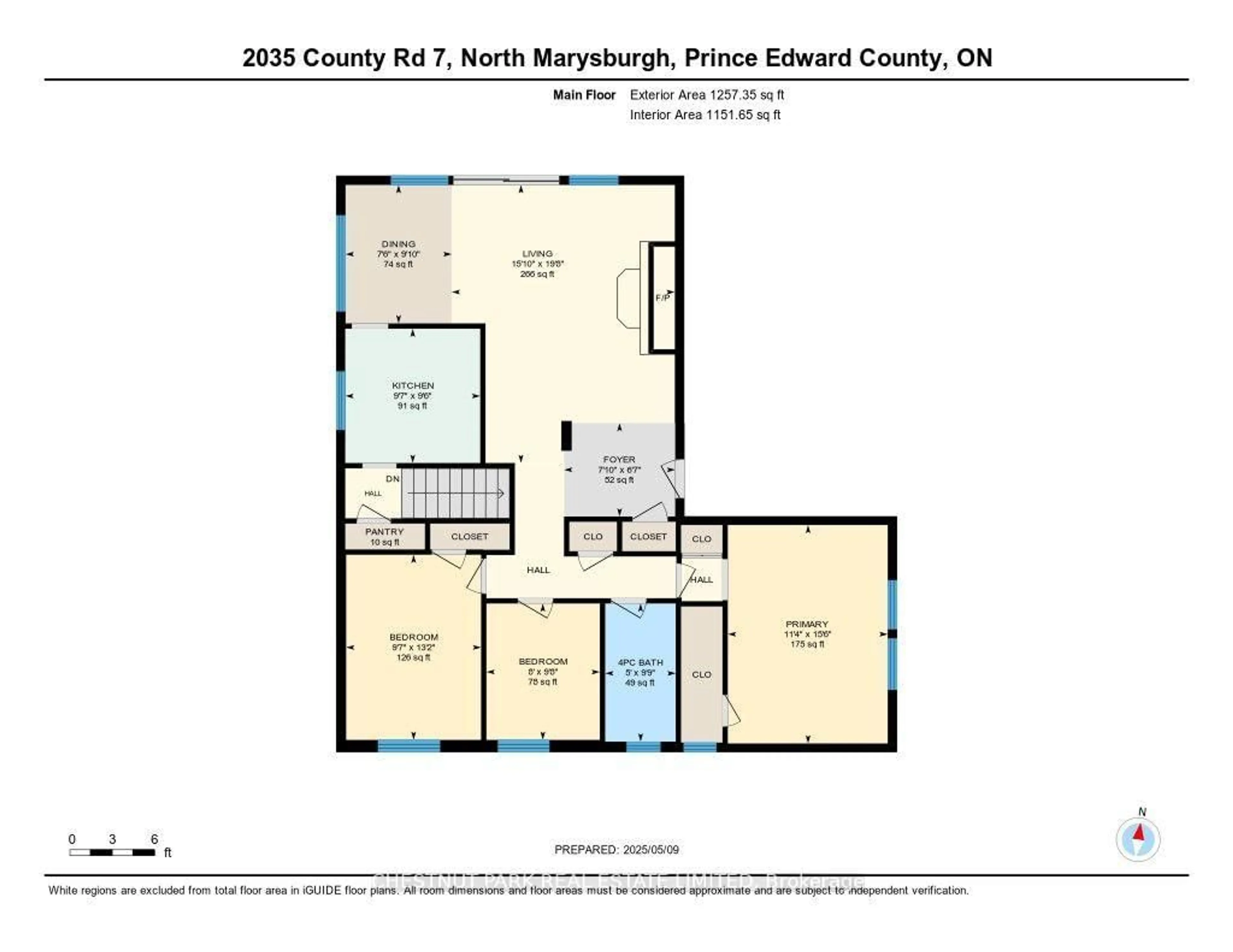 Floor plan for 2035 County Rd 7, Prince Edward County Ontario K0K 2T0