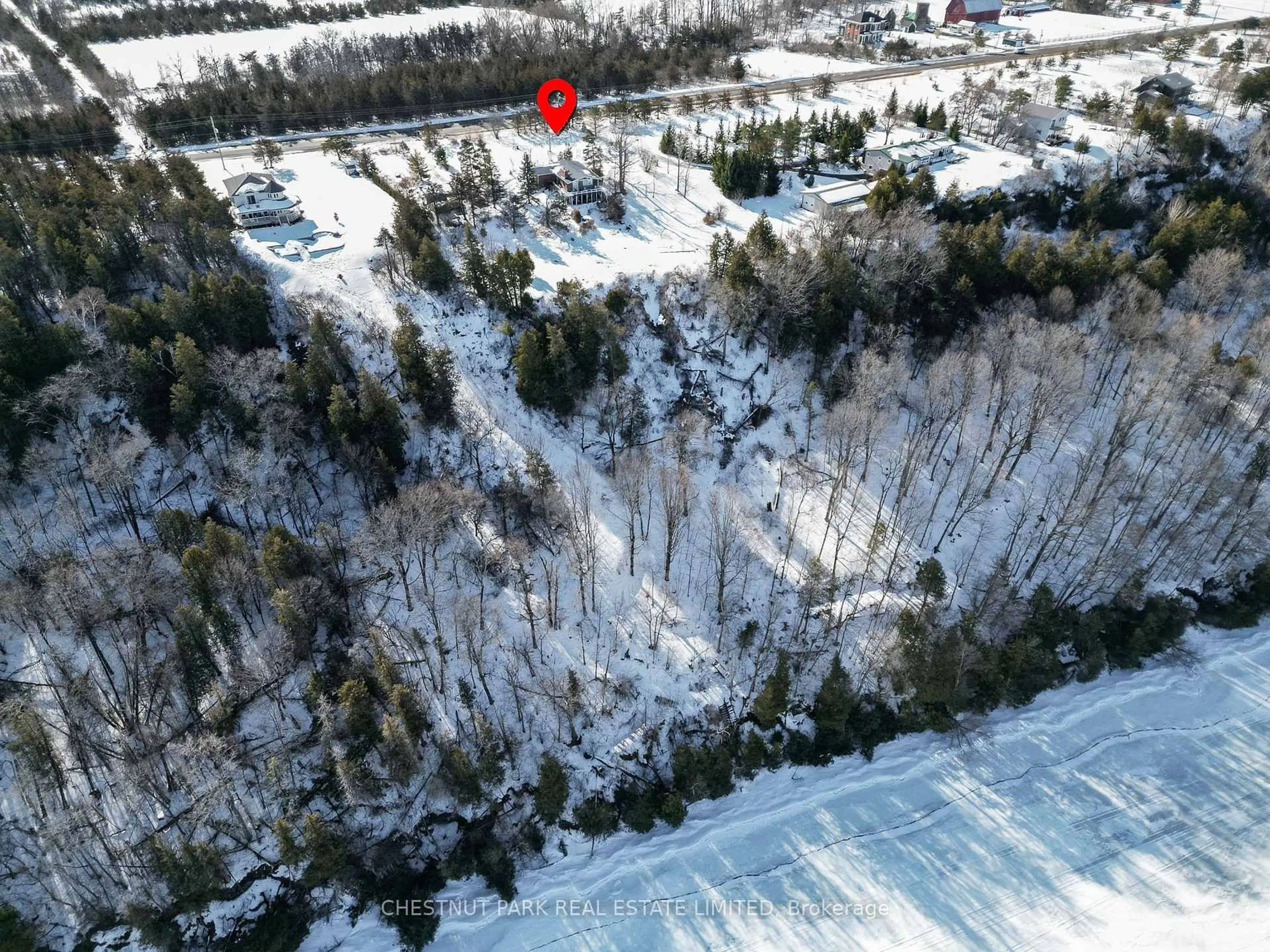 A pic from outside/outdoor area/front of a property/back of a property/a pic from drone, mountain view for 2035 County Rd 7, Prince Edward County Ontario K0K 2T0