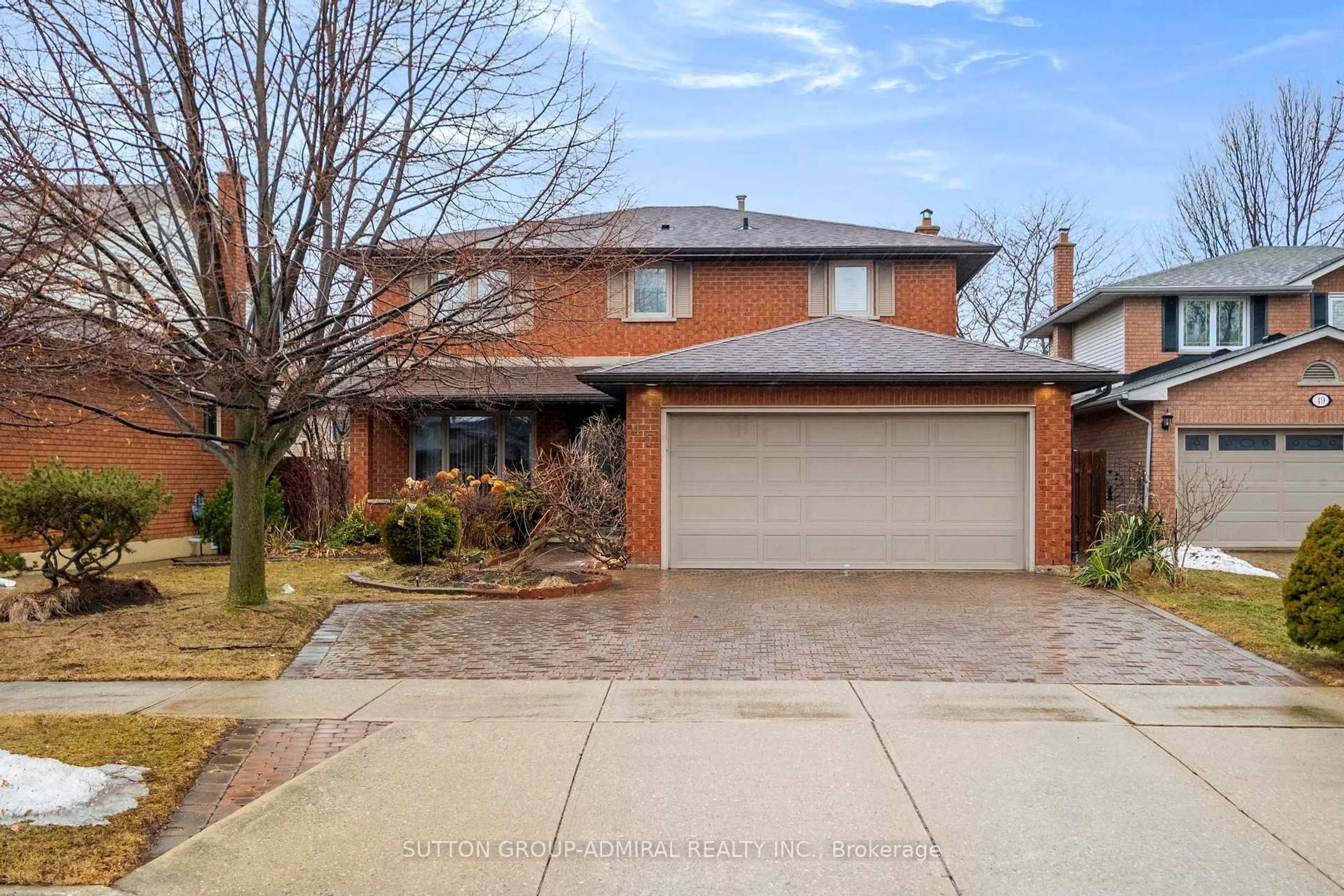 Home with brick exterior material, street for 47 Sandy Dr, Hamilton Ontario L8E 4X4