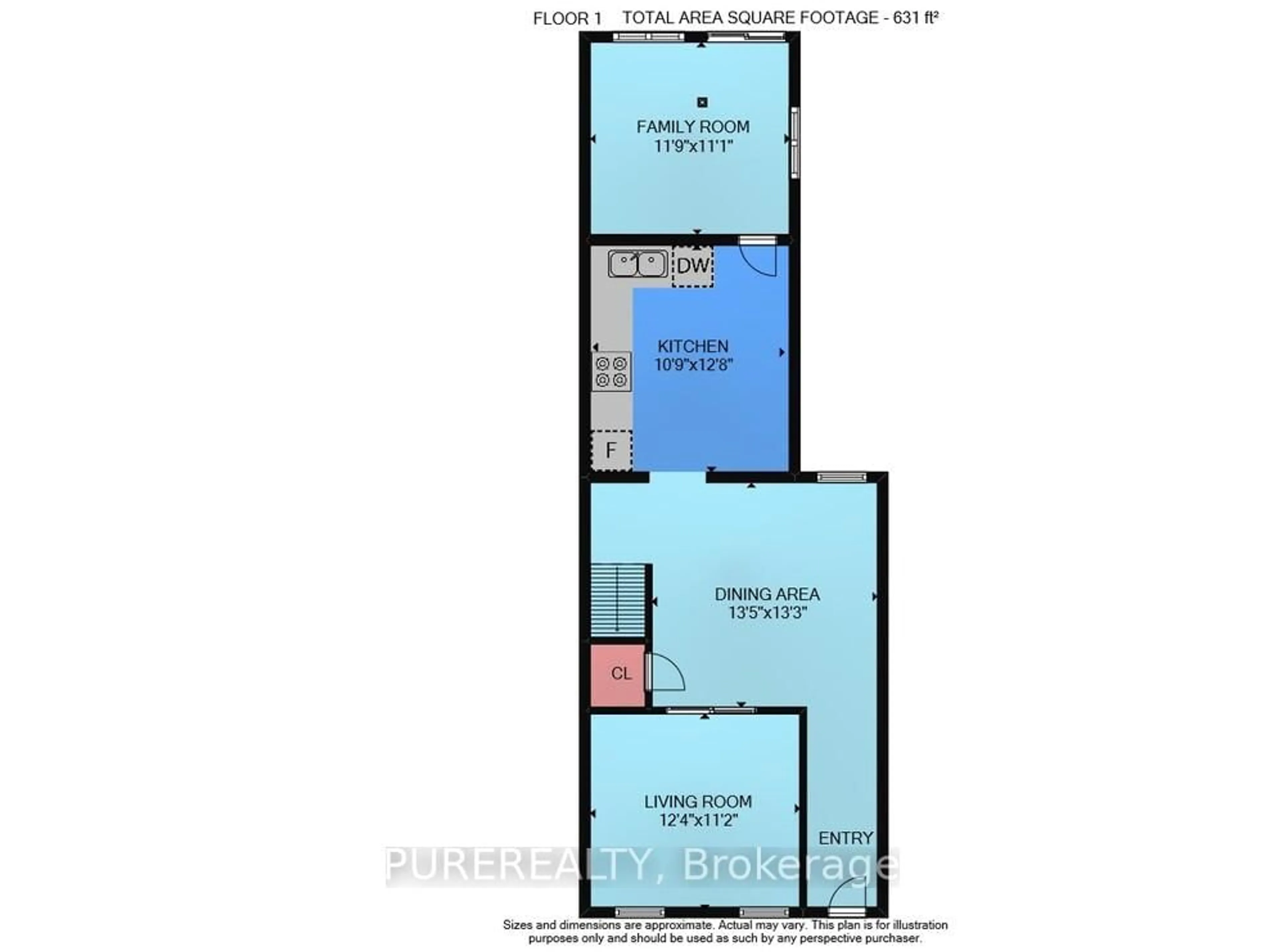 Floor plan for 91 Pearl St, Hamilton Ontario L8P 3X3