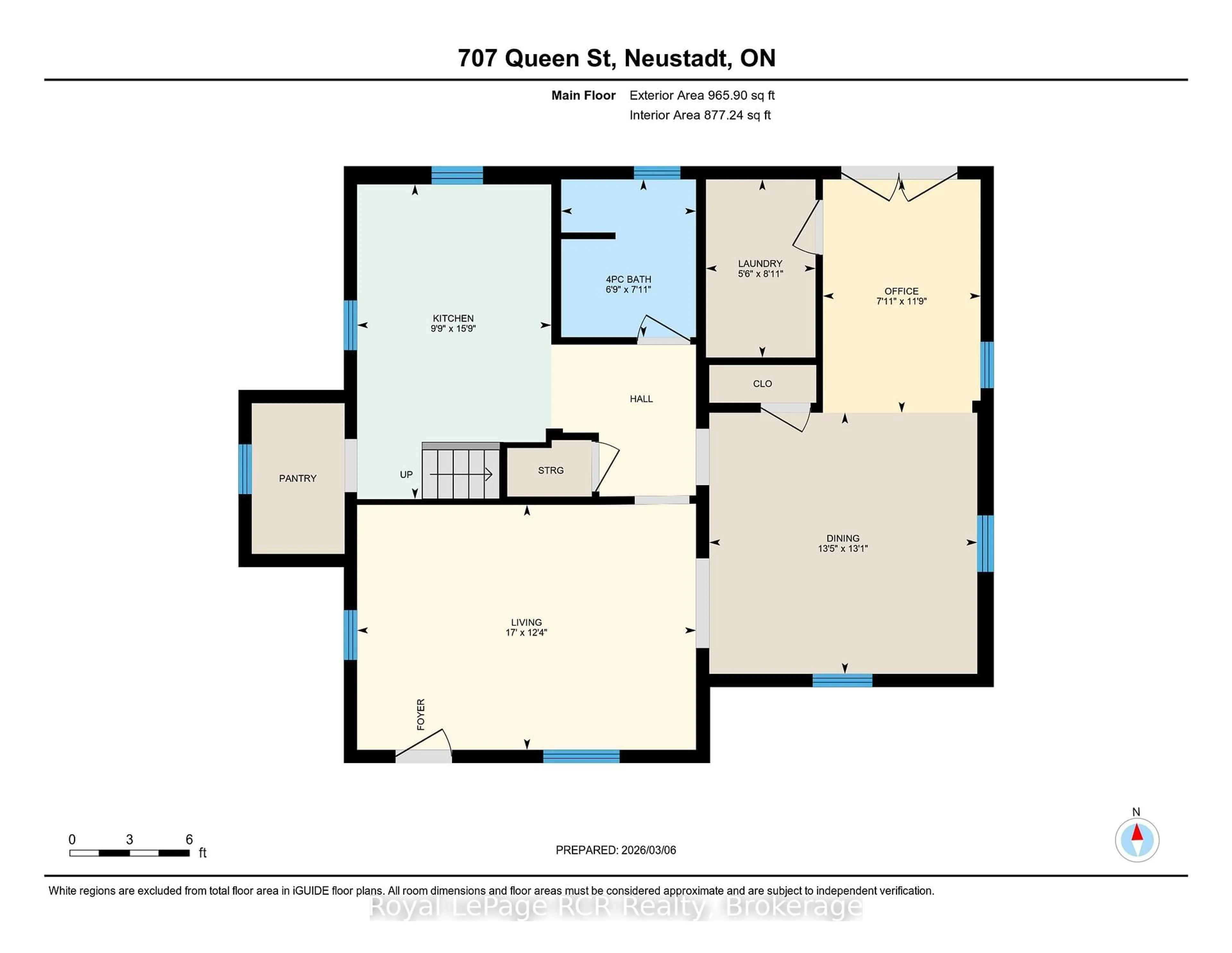 Floor plan for 707 Queen St, West Grey Ontario N0G 2M0