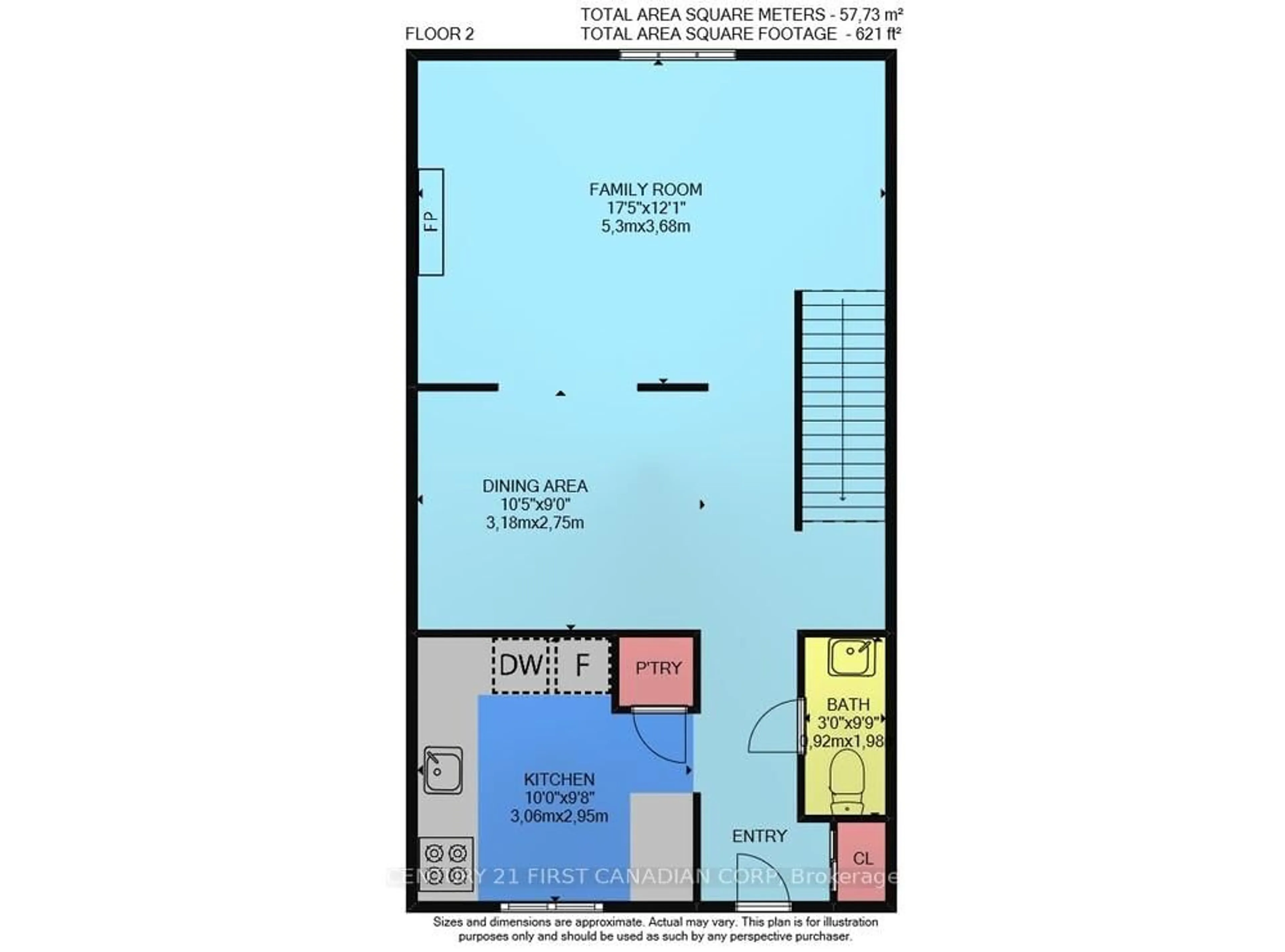 Floor plan for 589 Griffith St, London South Ontario N6K 2S5