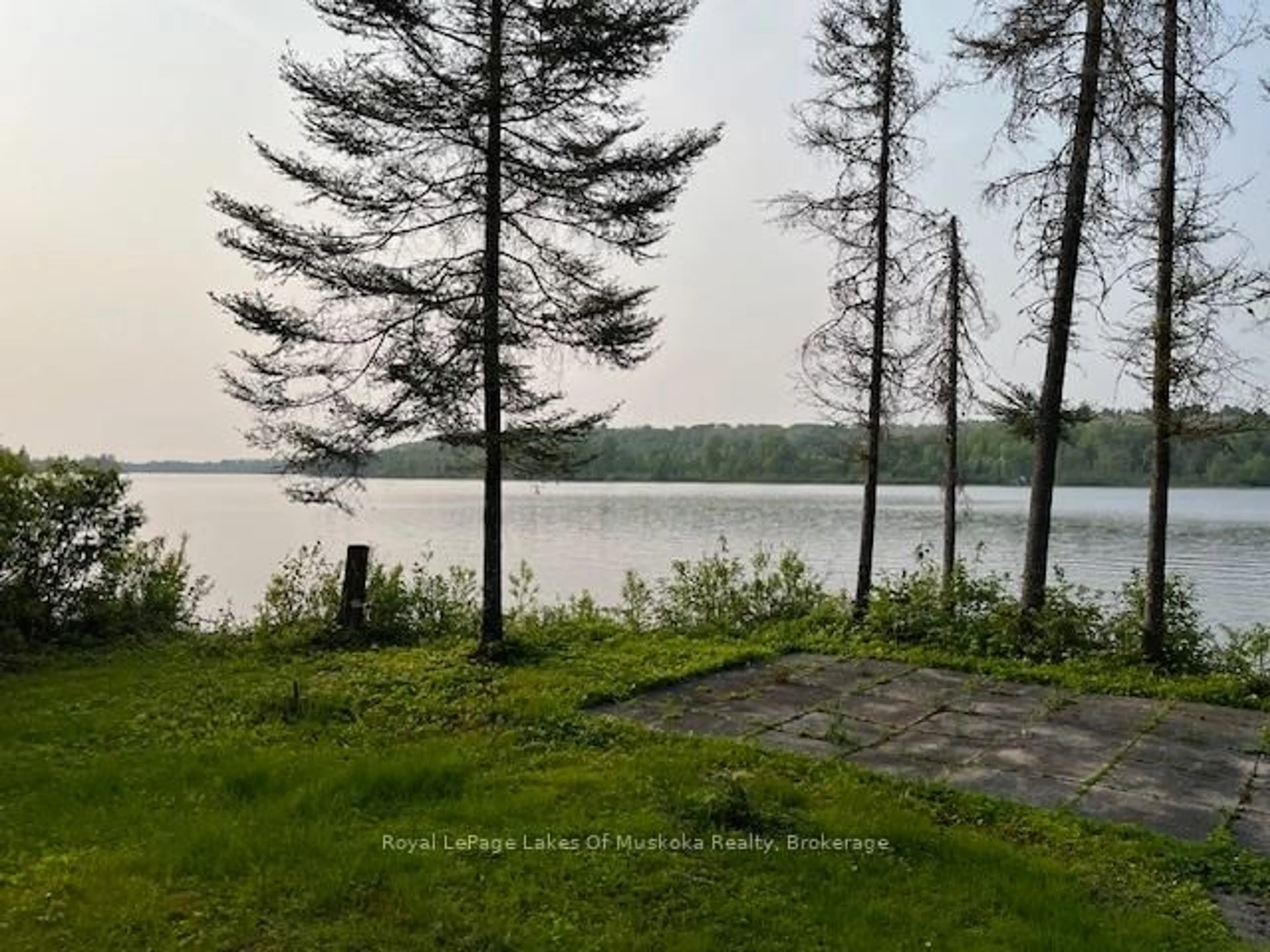 Patio, water/lake/river/ocean view for 801 Sand Hill Rd, South River Ontario P0A 1Z0