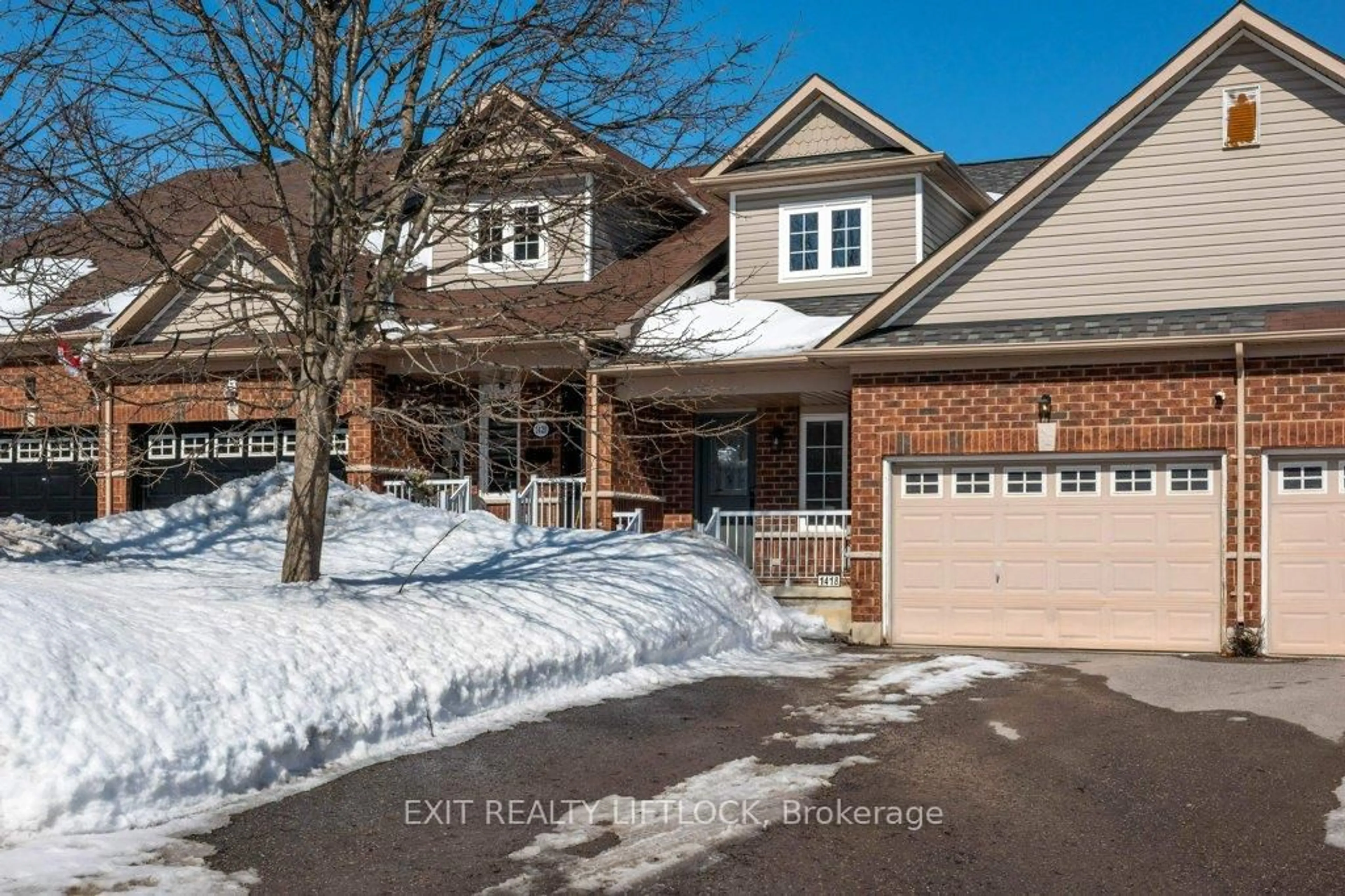 Home with brick exterior material, street for 1418 Hancox Crt, Peterborough Ontario K9K 2M2
