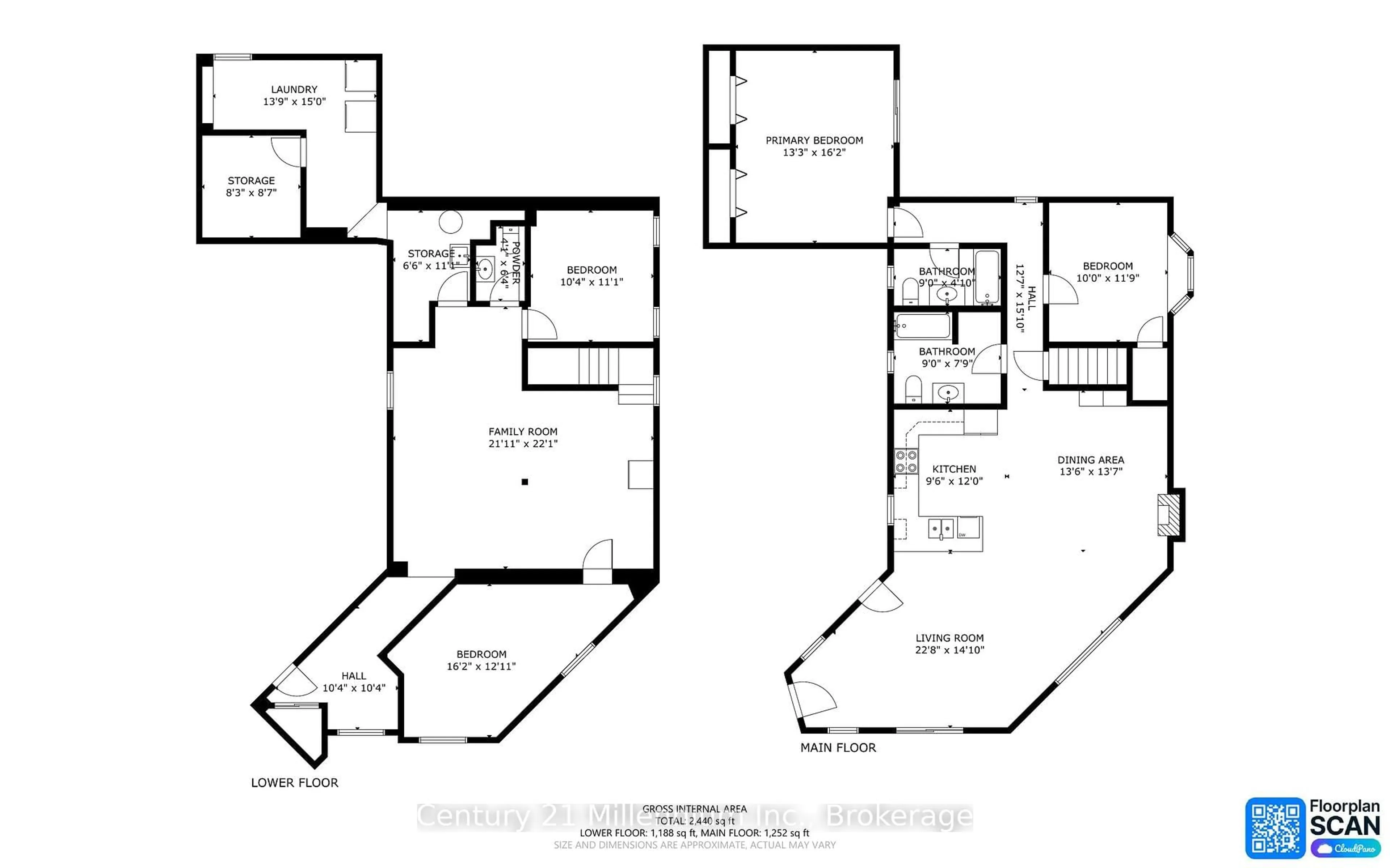 Floor plan for 119 Pine Tree Harbour Rd, Northern Bruce Peninsula Ontario N0H 1Z0