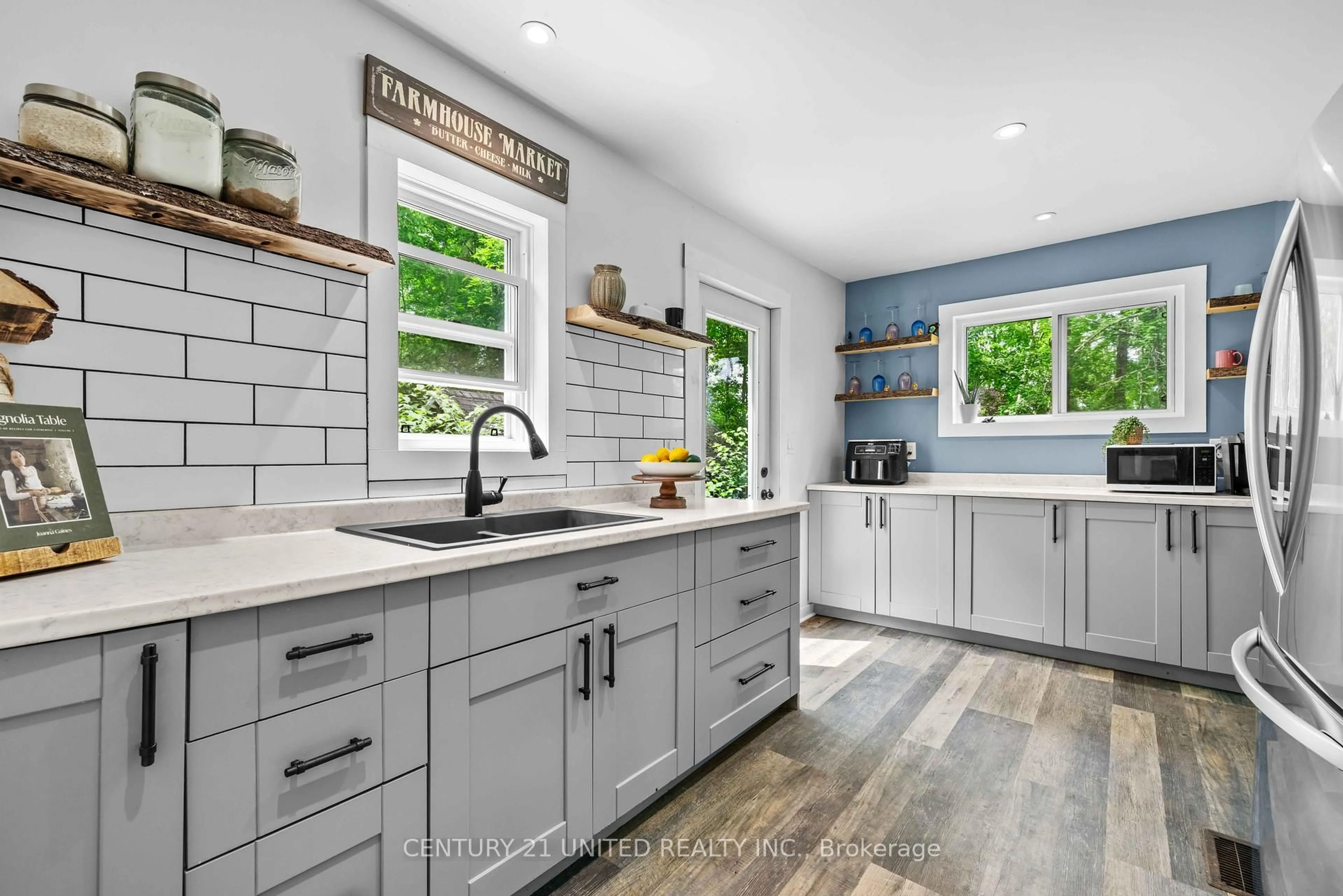 Open concept kitchen, ceramic/tile floor for 8 Library Rd, North Kawartha Ontario K0L 3E0