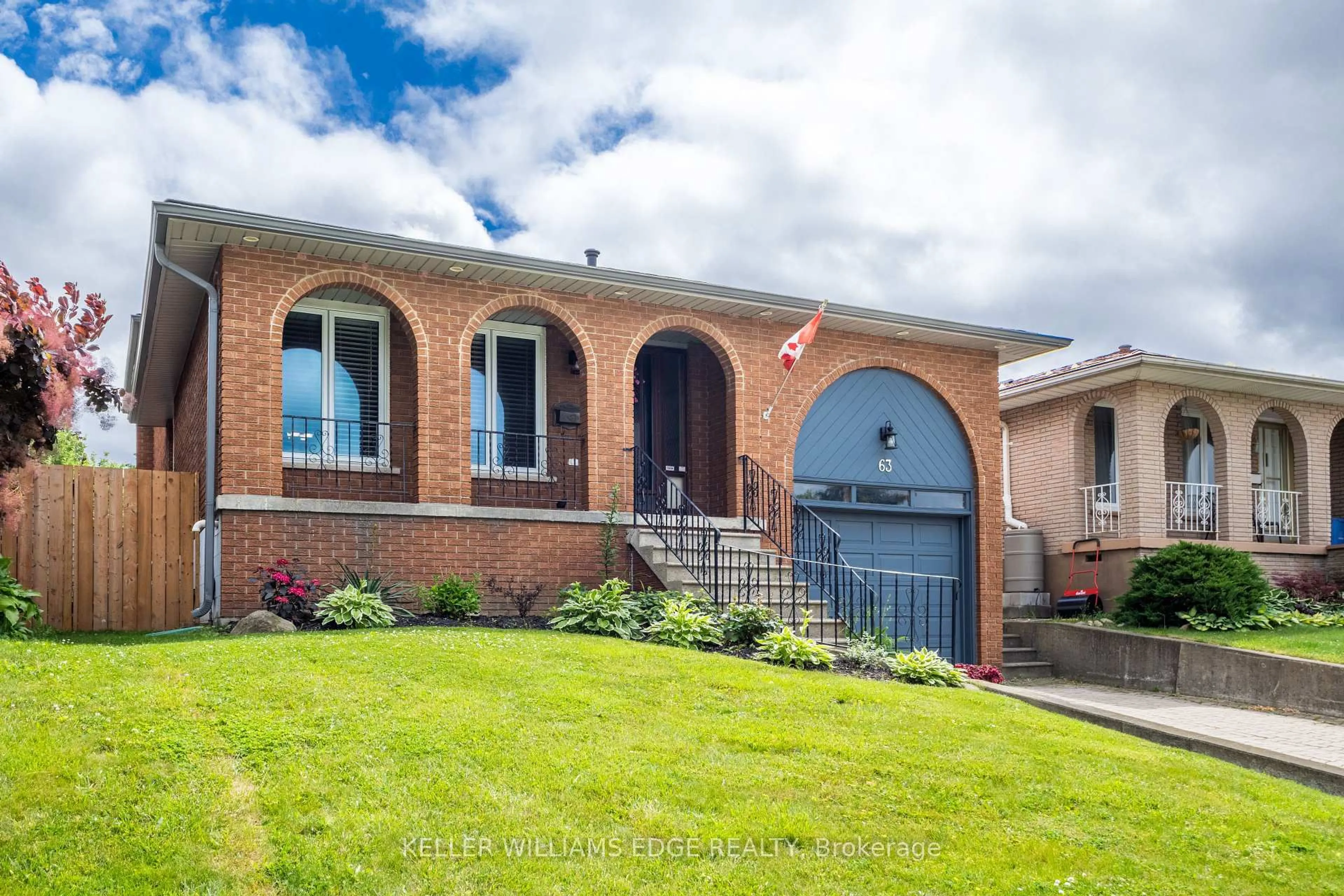 Home with brick exterior material, street for 63 Lionsgate Ave, Hamilton Ontario L9C 6L5