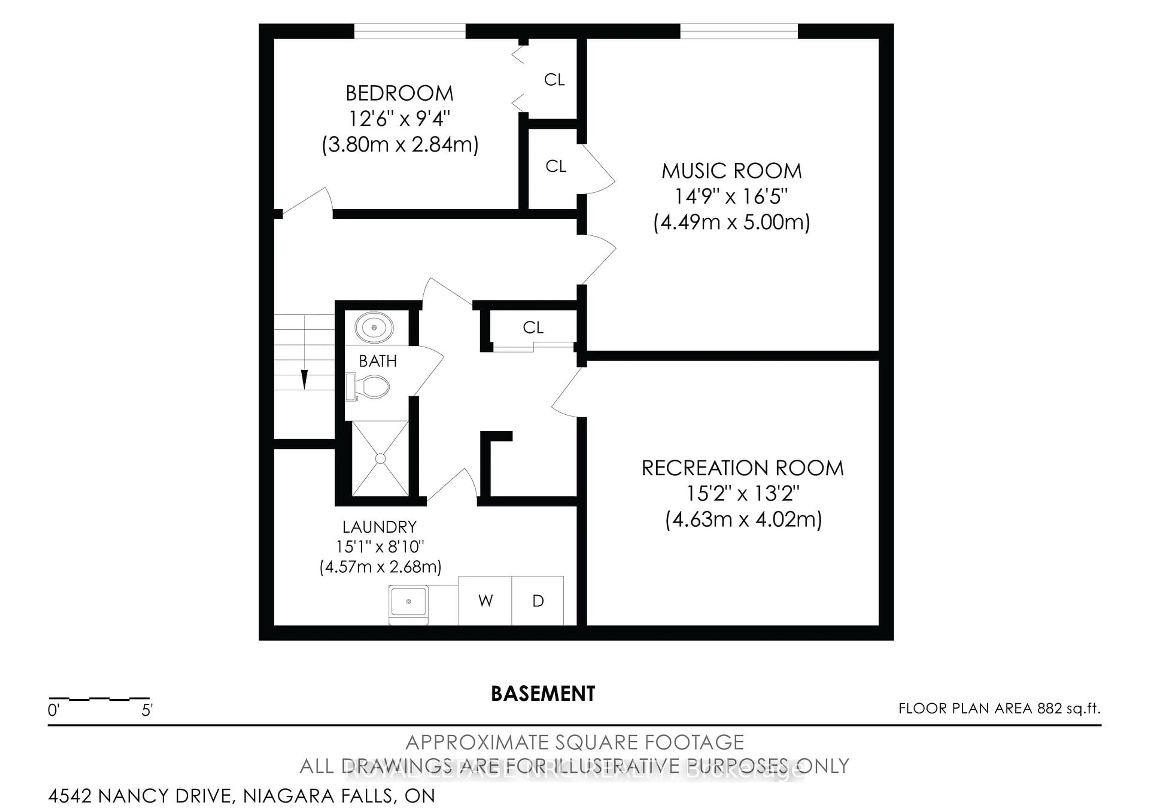 Floor plan for 4542 Nancy Dr, Niagara Falls Ontario L2E 5L3