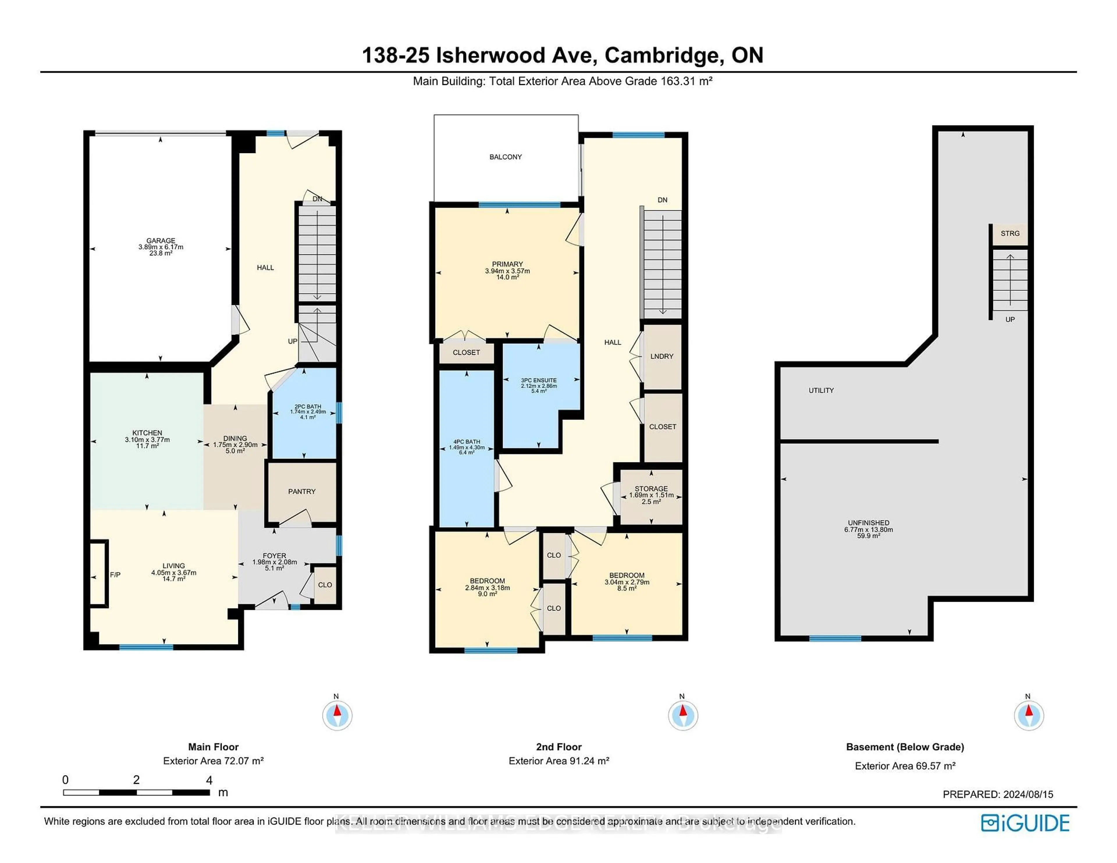 Floor plan for 25 Isherwood Ave #J138, Cambridge Ontario N1R 1B6