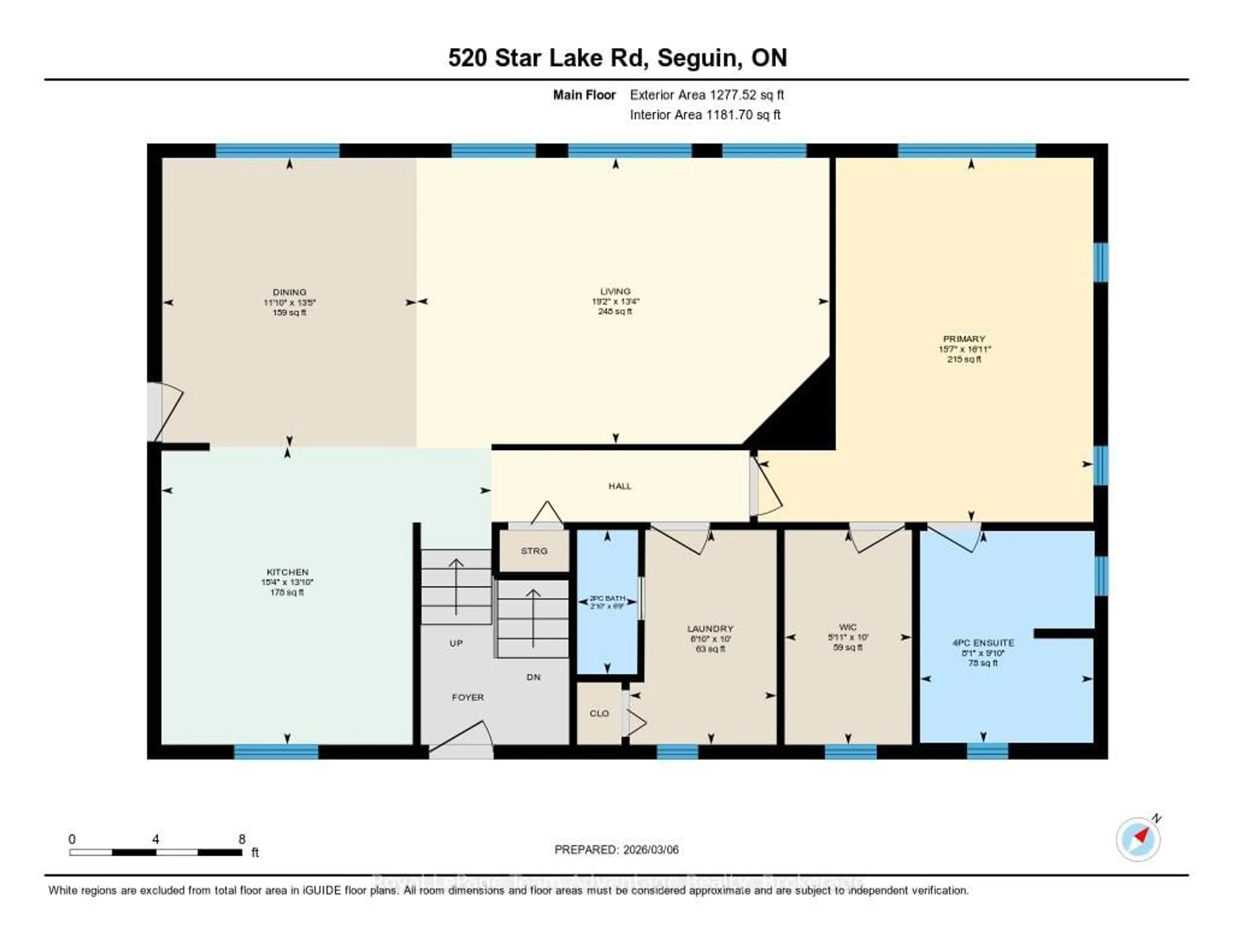 Floor plan for 520 Star Lake Rd, Seguin Ontario P2A 1J0