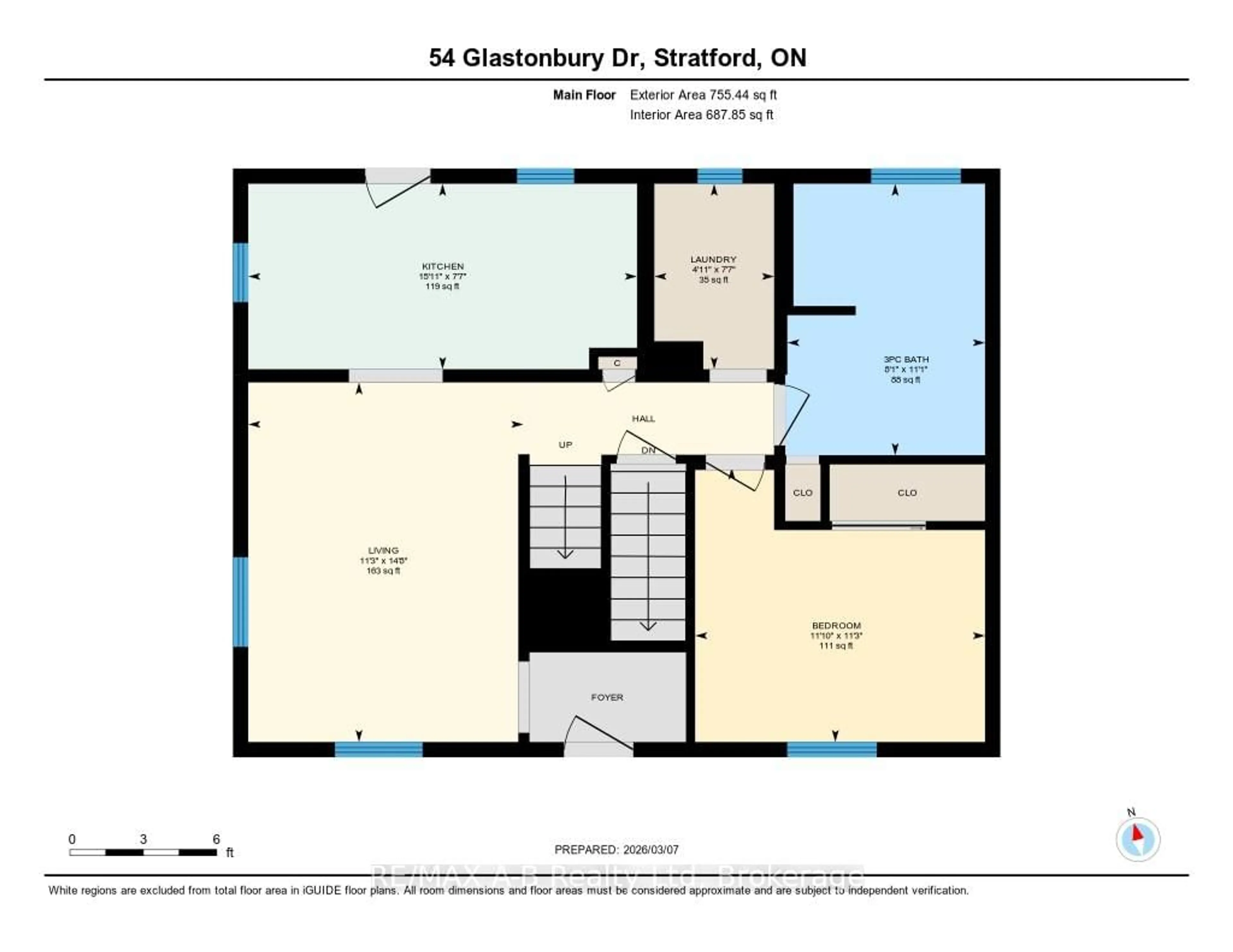 Floor plan for 54 Glastonbury Dr, Stratford Ontario N5A 6B4