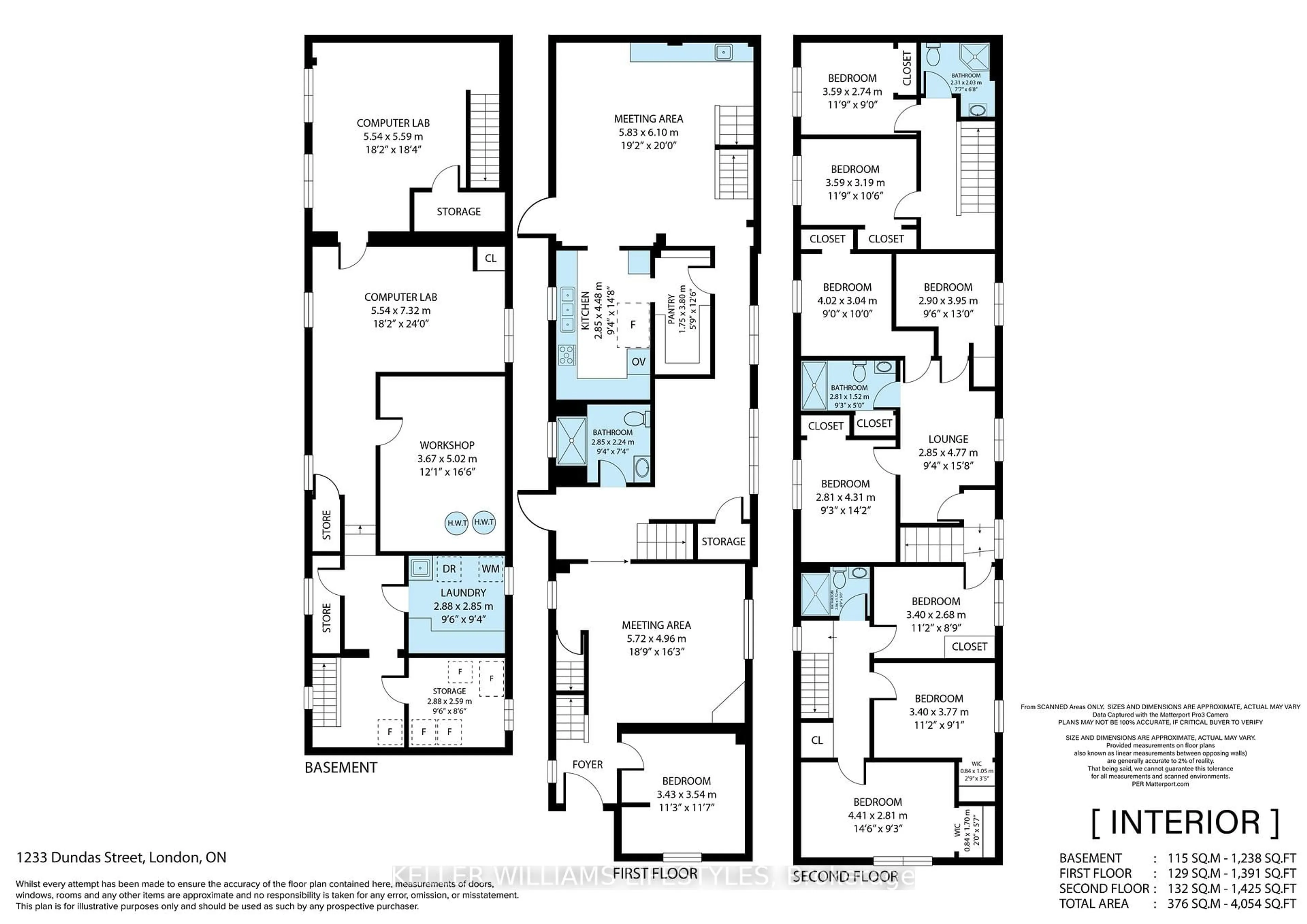 Floor plan for 1233 Dundas St, London East Ontario N5W 3B1