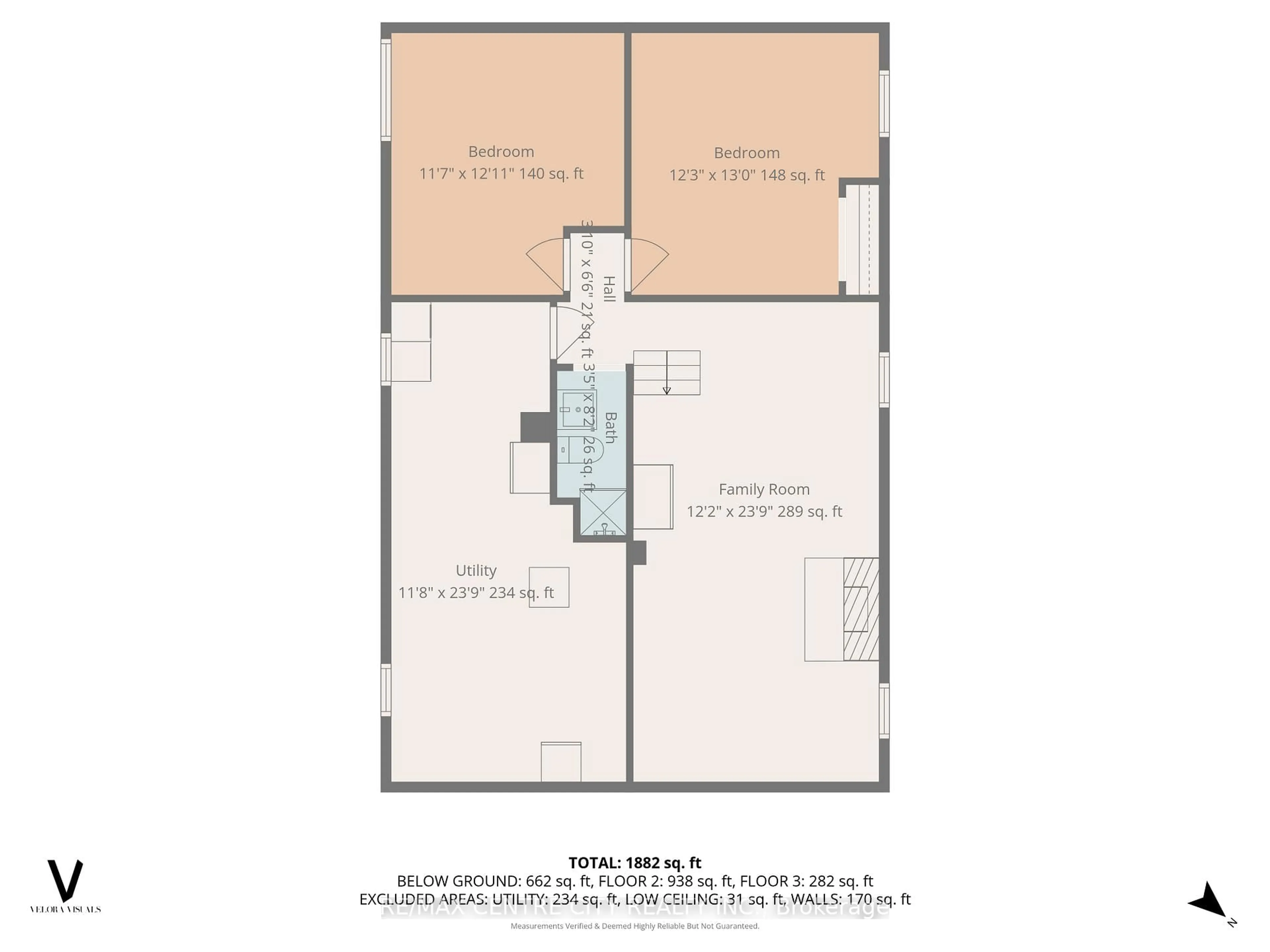 Floor plan for 75 Glass Ave, London East Ontario N5W 1Z8