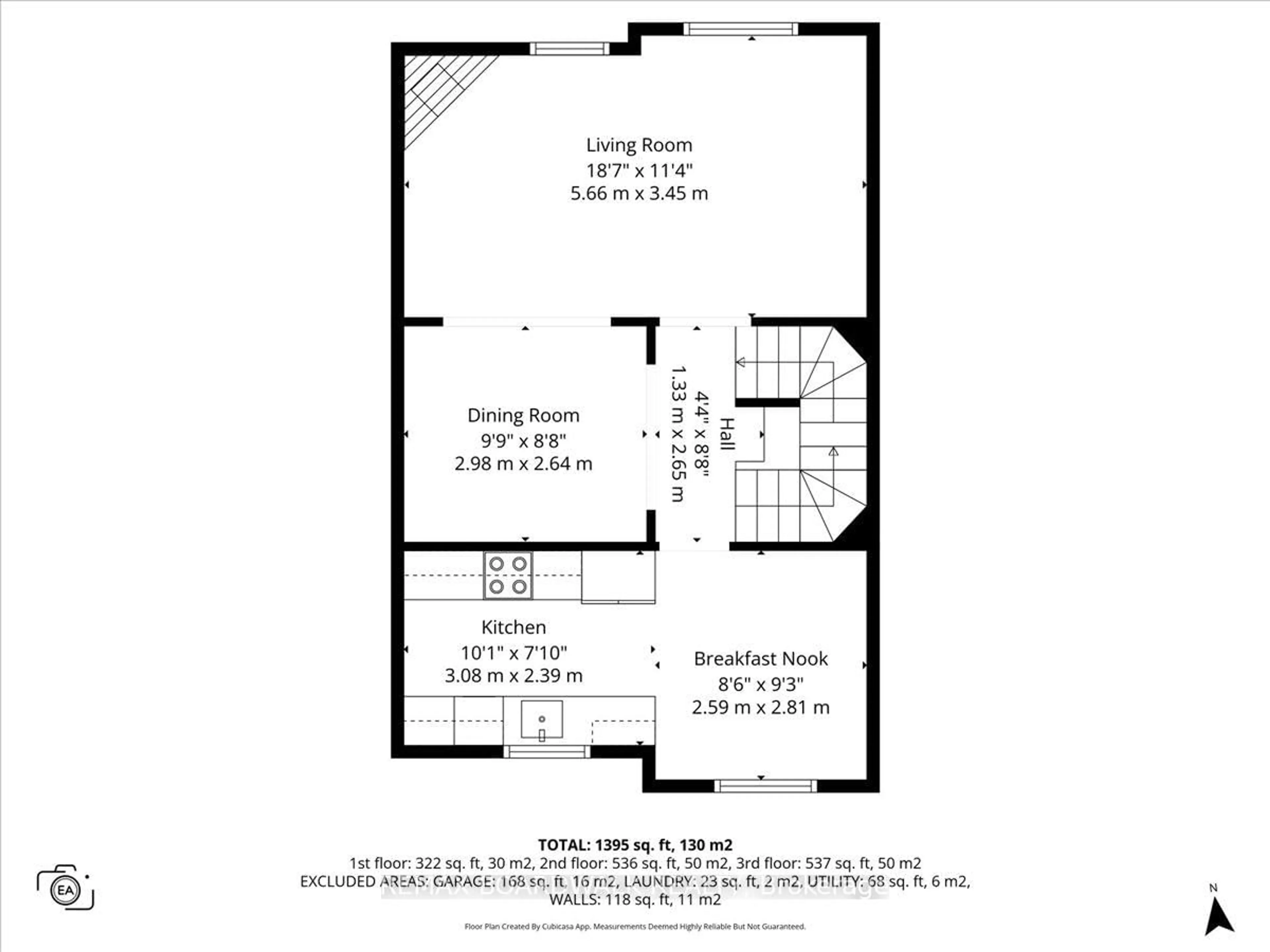 Floor plan for 1513 Thurlow St, Orleans Ontario K4A 2K9
