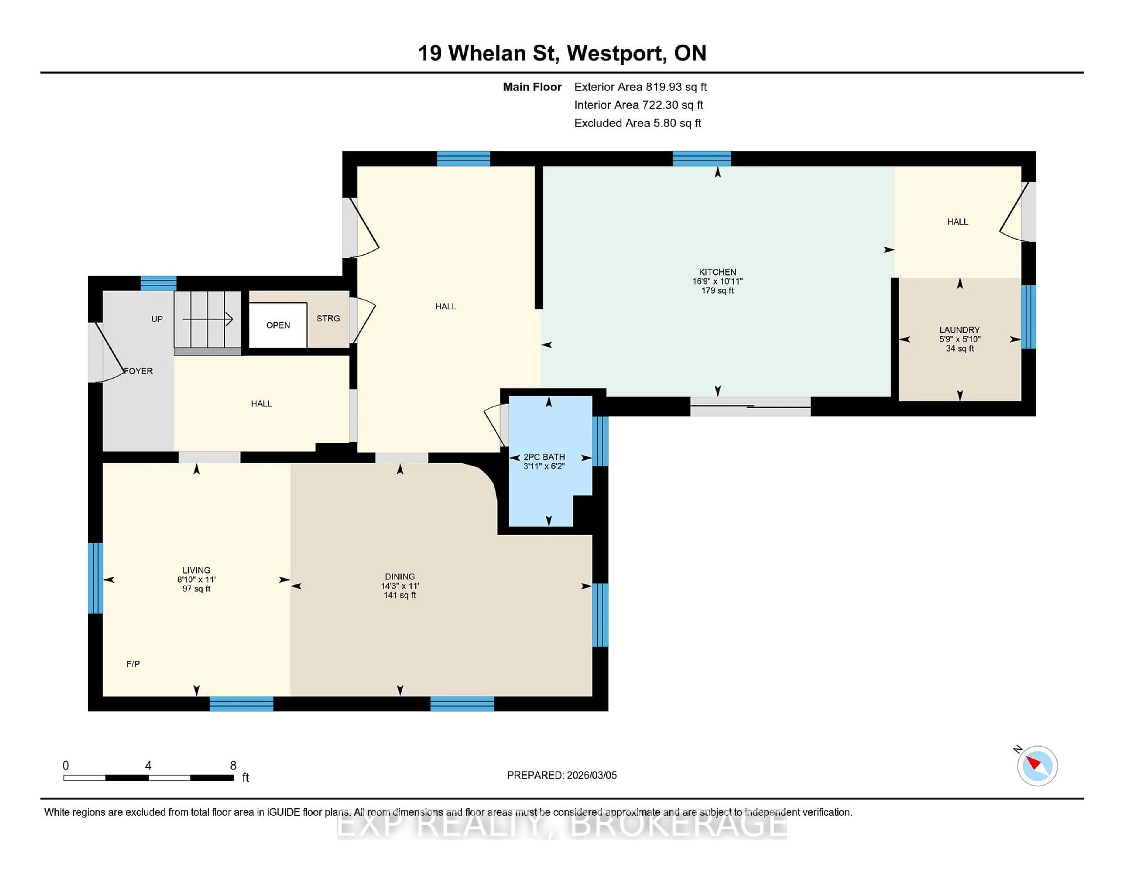 Floor plan for 19 WHELAN St, Westport Ontario K0G 1X0