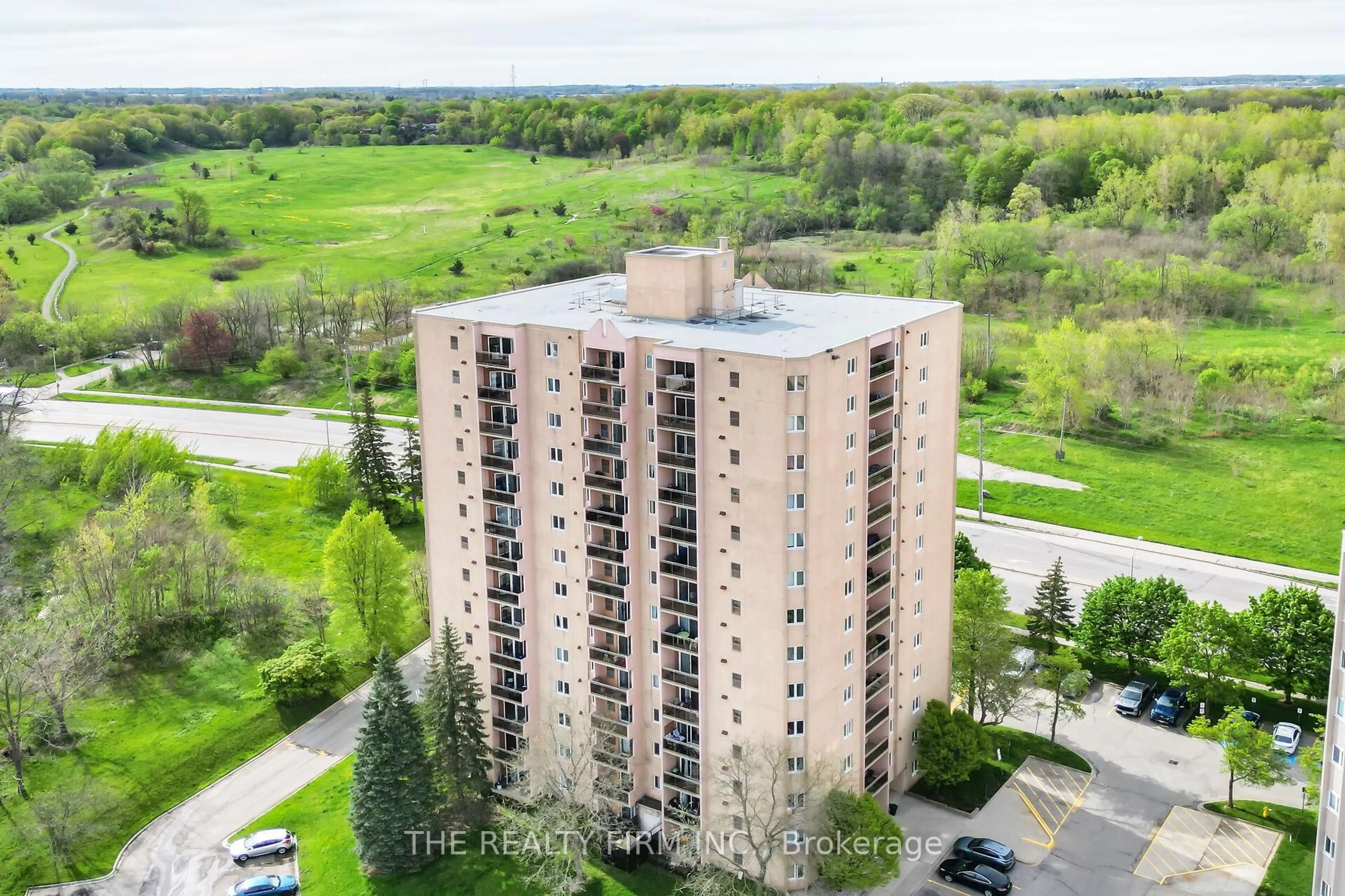 A pic from outside/outdoor area/front of a property/back of a property/a pic from drone, building for 860 Commissioners Rd #907, London South Ontario N6C 5Y8