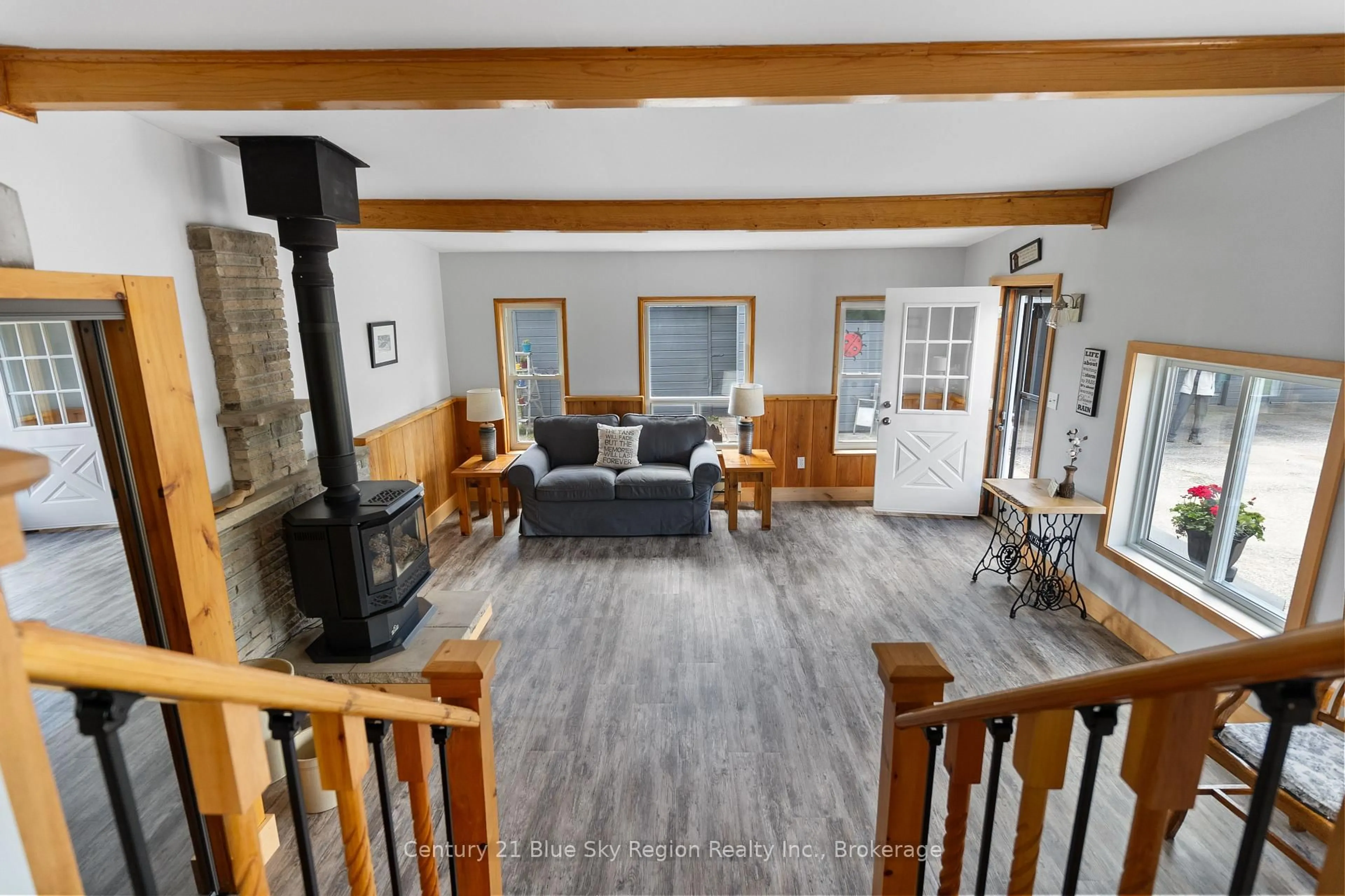 Living room with furniture, unknown for 78 Papineau Rd, Papineau-Cameron Ontario P0H 1V0