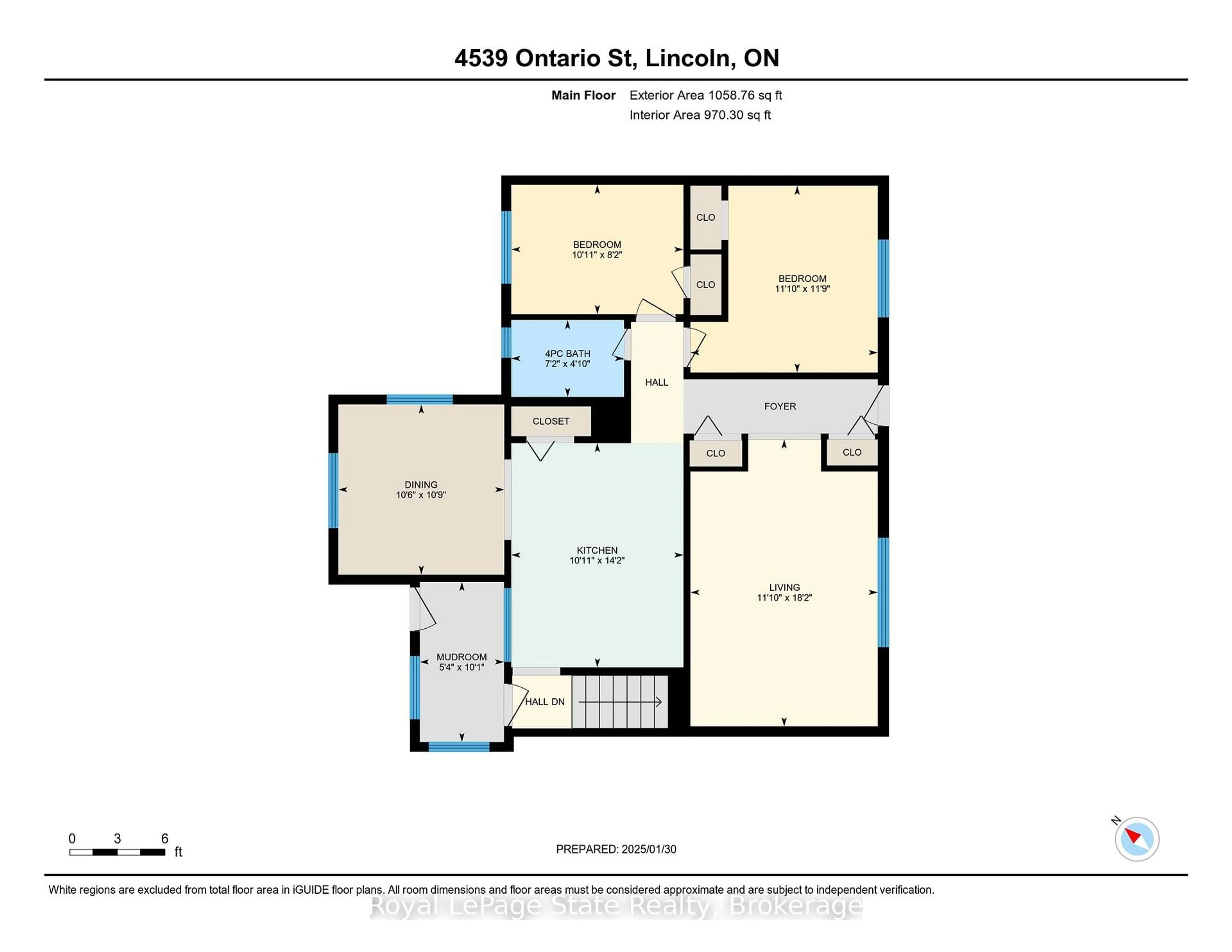 Floor plan for 4539 Ontario St, Lincoln Ontario L0R 1B5