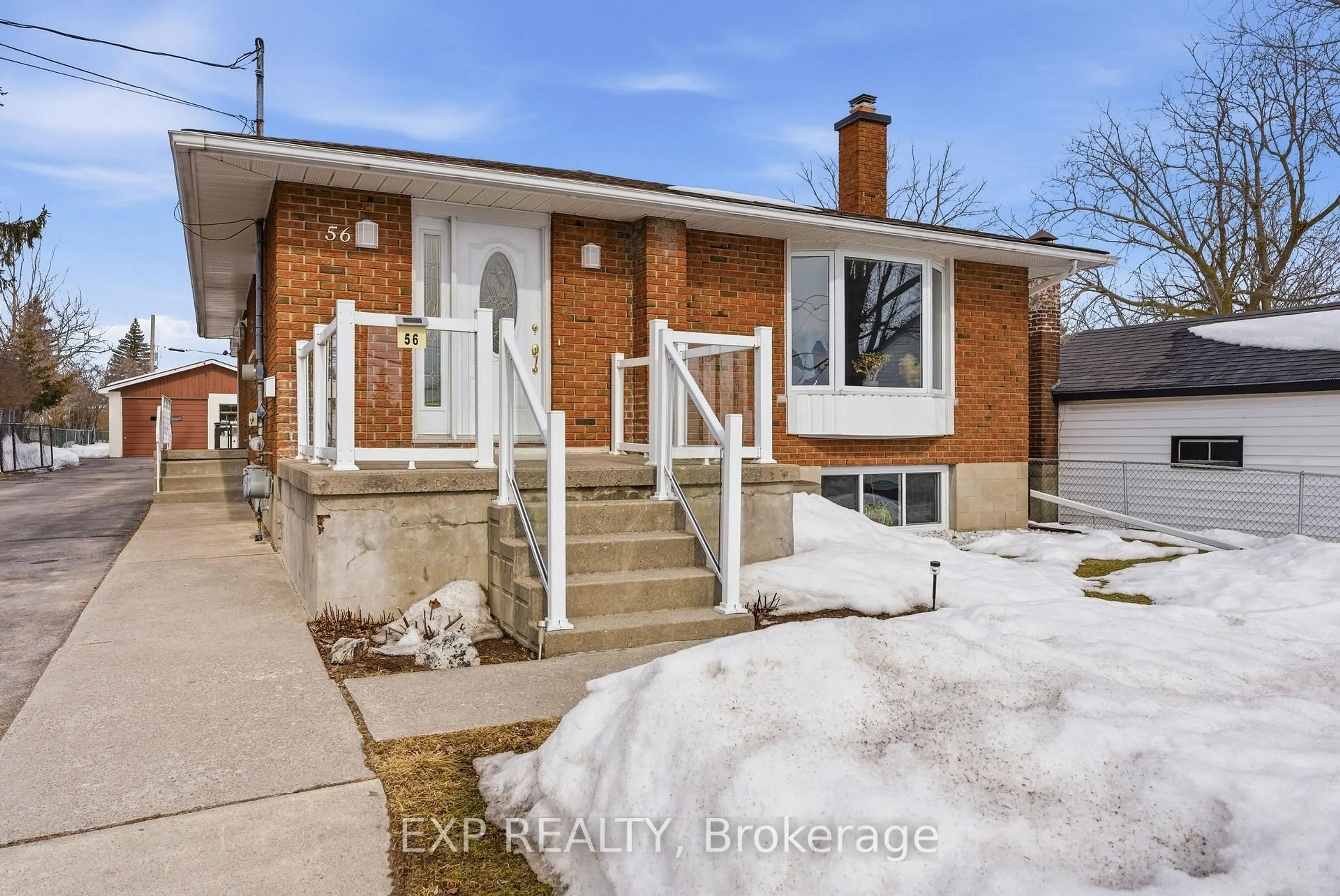 Home with brick exterior material, street for 56 Graham St, Belleville Ontario K8P 1P5