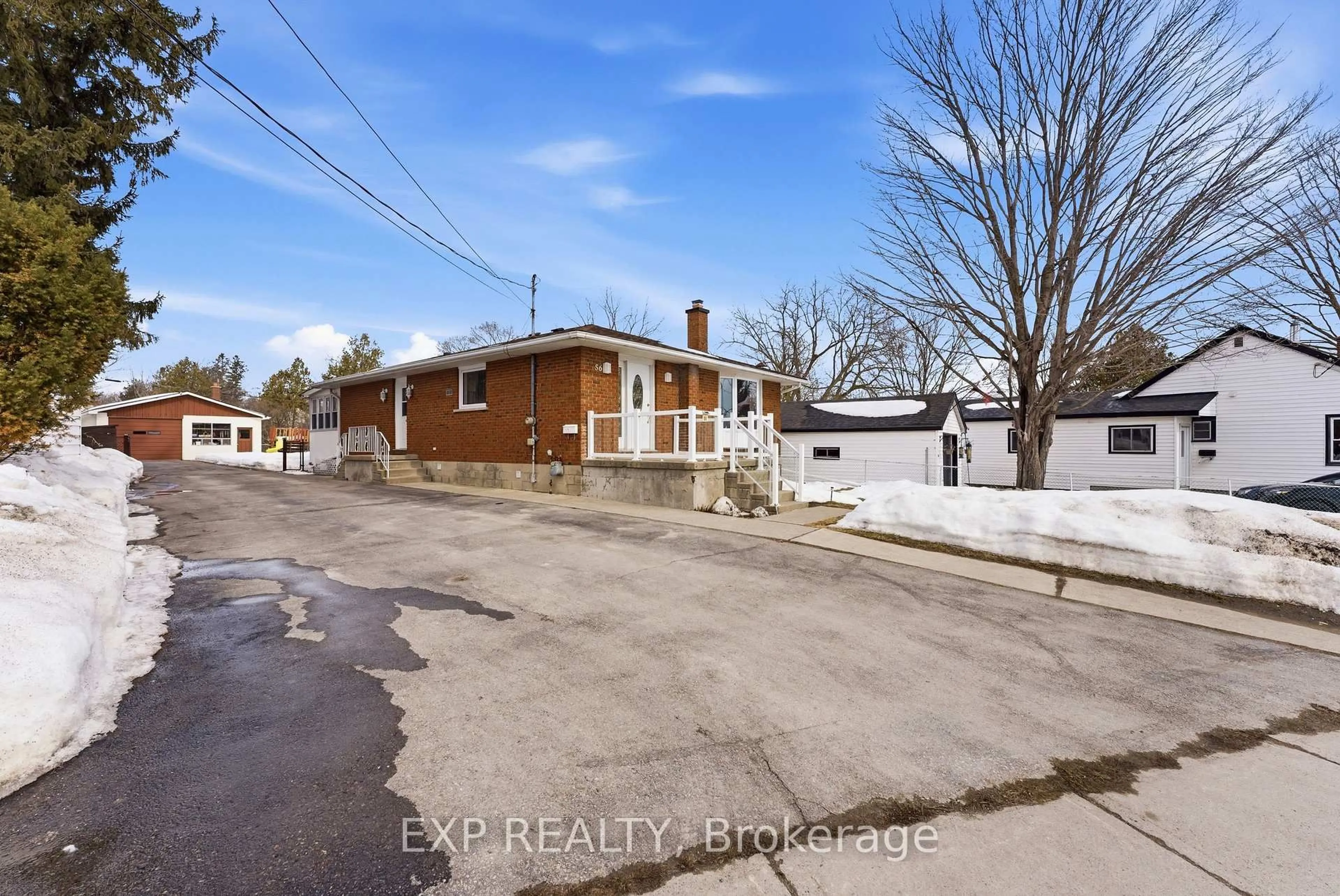 A pic from outside/outdoor area/front of a property/back of a property/a pic from drone, street for 56 Graham St, Belleville Ontario K8P 1P5