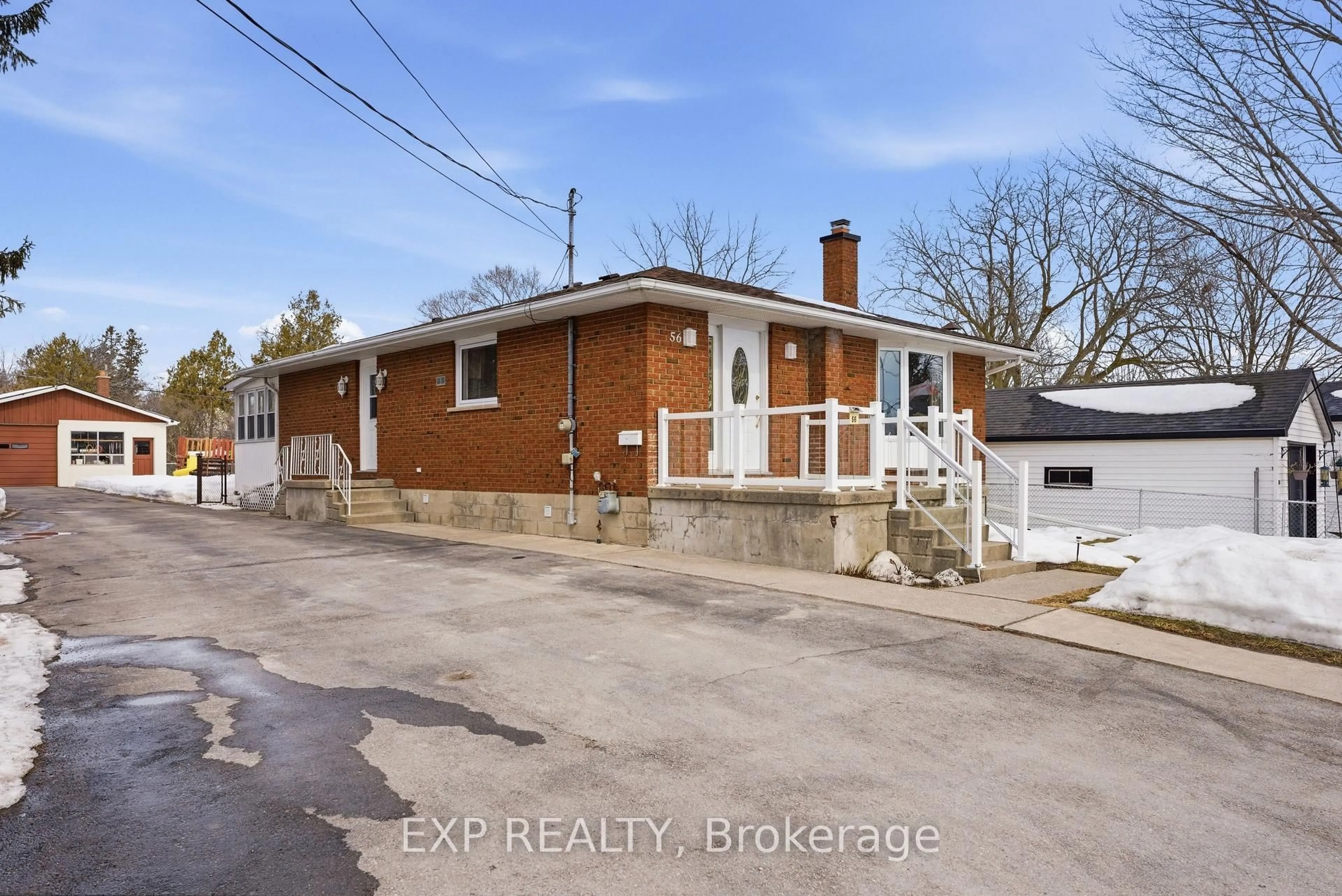 A pic from outside/outdoor area/front of a property/back of a property/a pic from drone, street for 56 Graham St, Belleville Ontario K8P 1P5