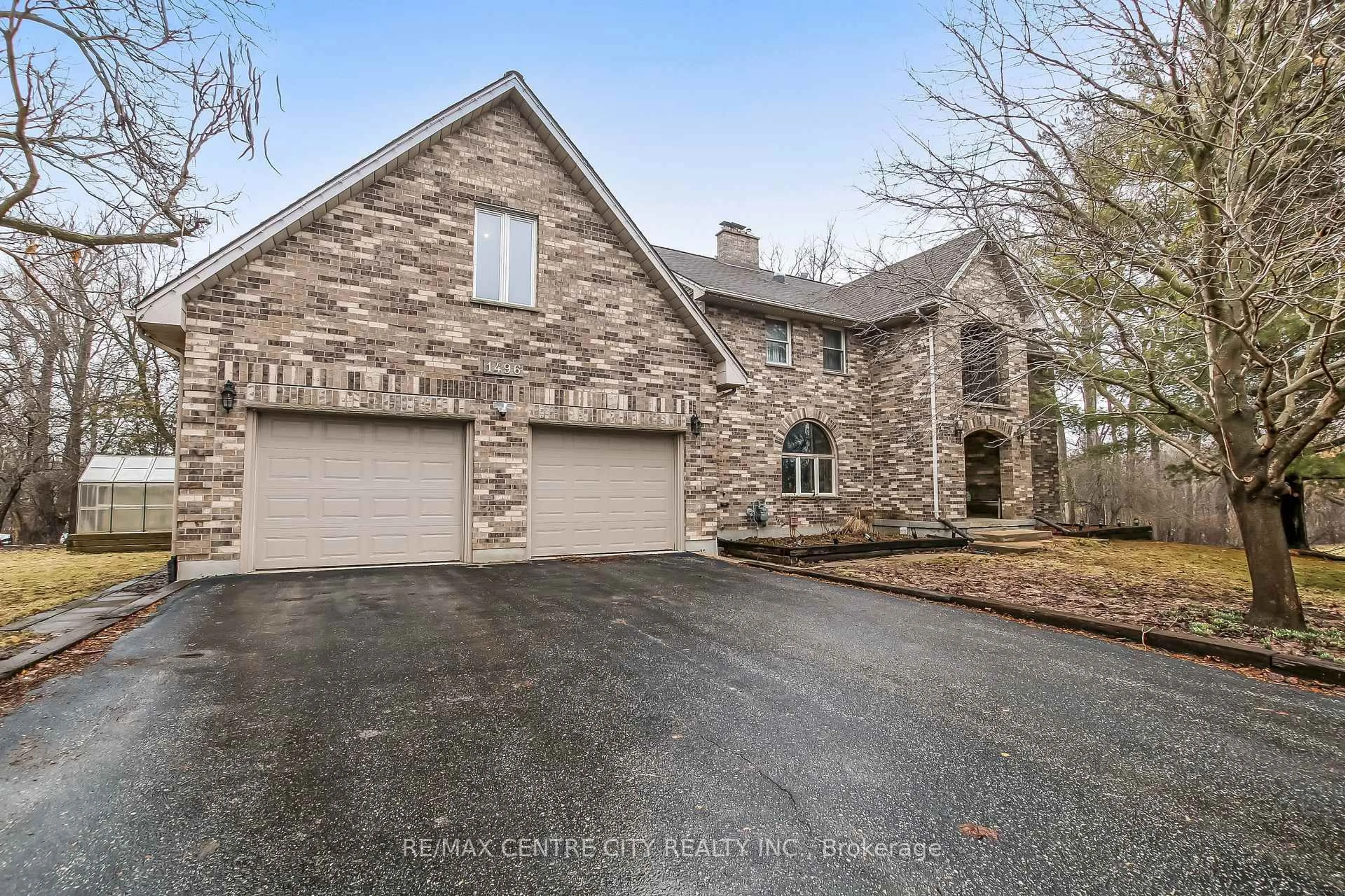 Home with brick exterior material, street for 1496 Sunningdale Rd, London North Ontario N5X 3Y6