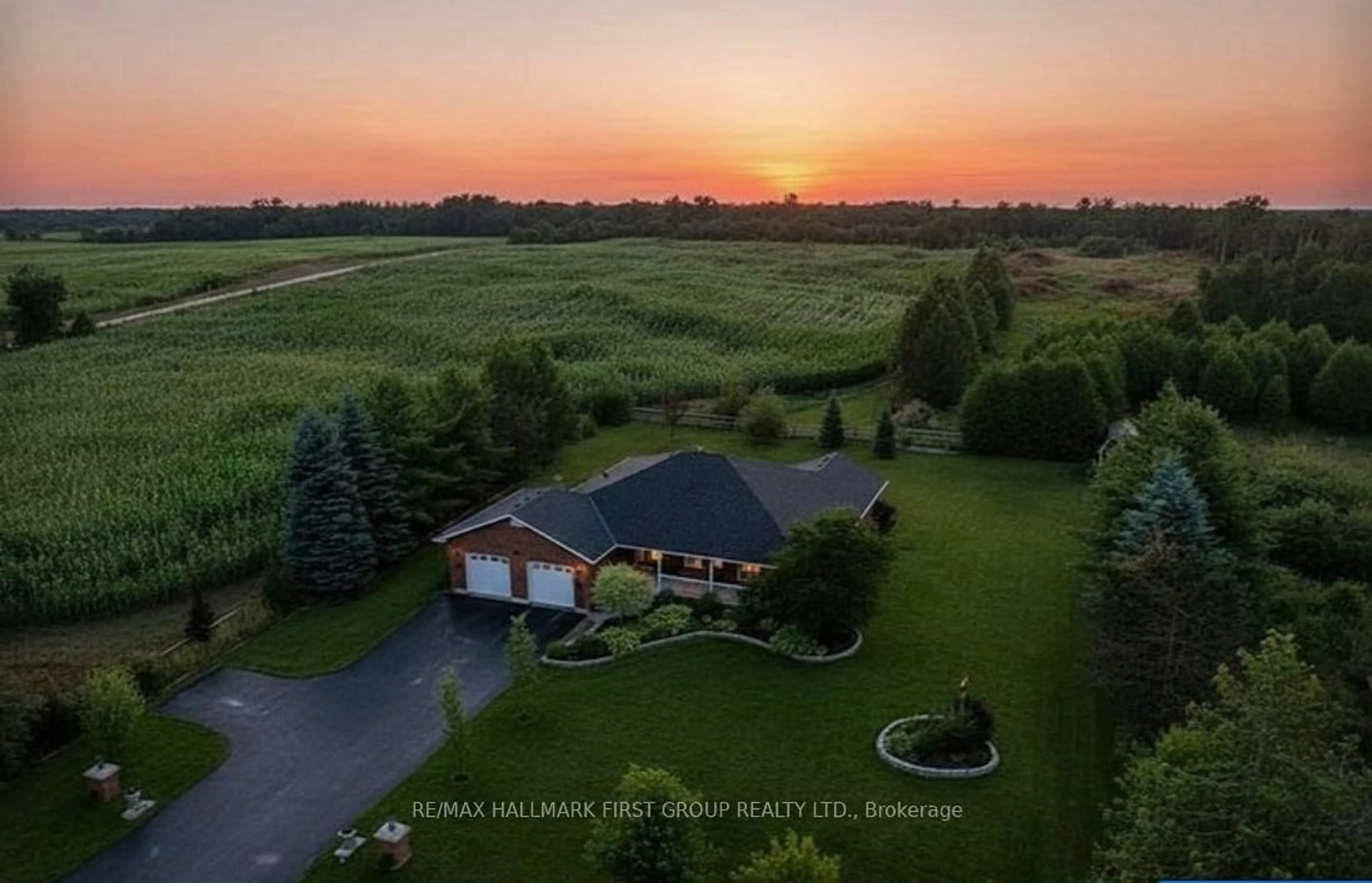 A pic from outside/outdoor area/front of a property/back of a property/a pic from drone, water/lake/river/ocean view for 2523 Asphodel 12th Line, Asphodel-Norwood Ontario K0L 2V0