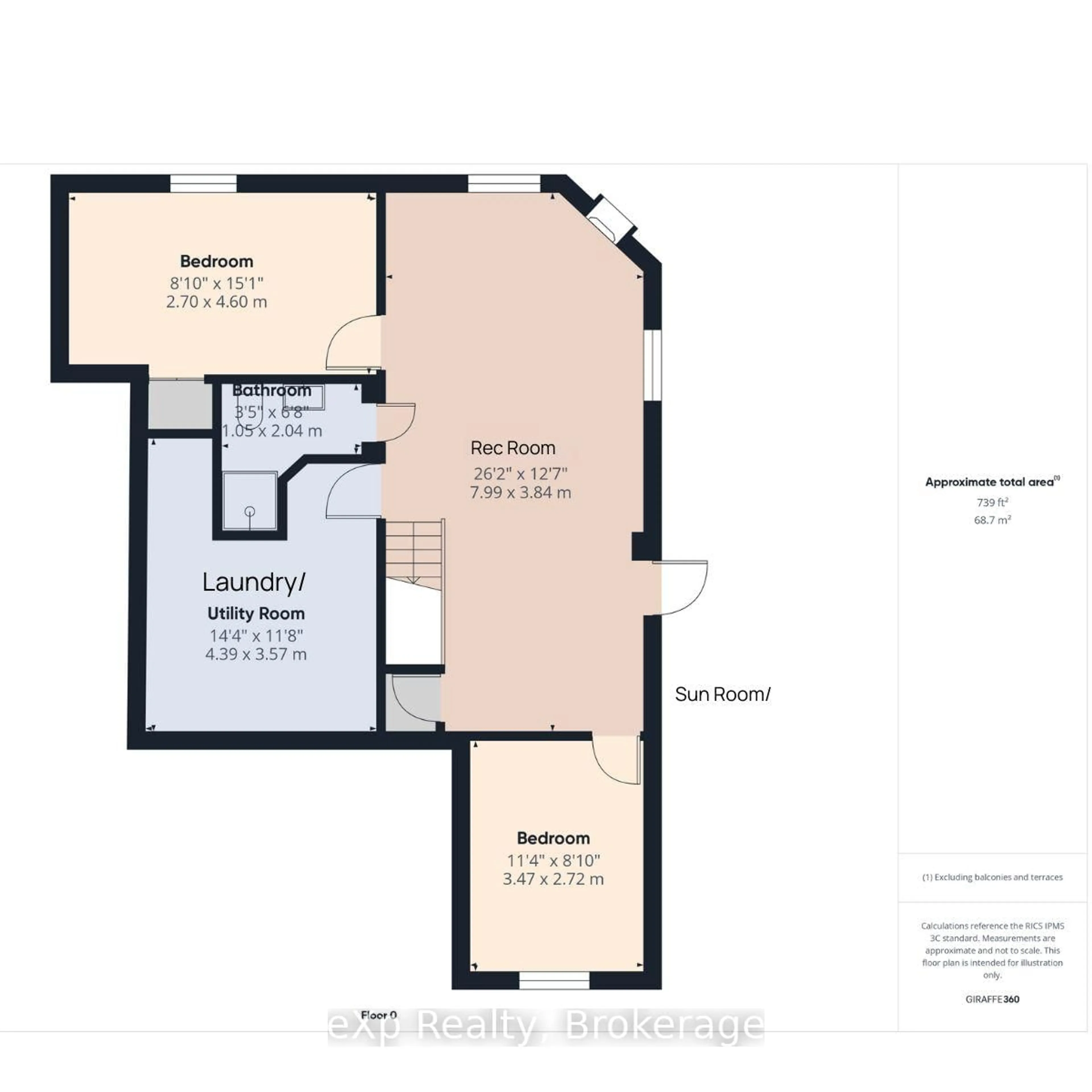 Floor plan for 500 6th St, Hanover Ontario N4N 1E5
